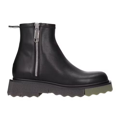 image of Off White Ob1O1E0424 Ankle Boots In Black, Men's (Size 8)