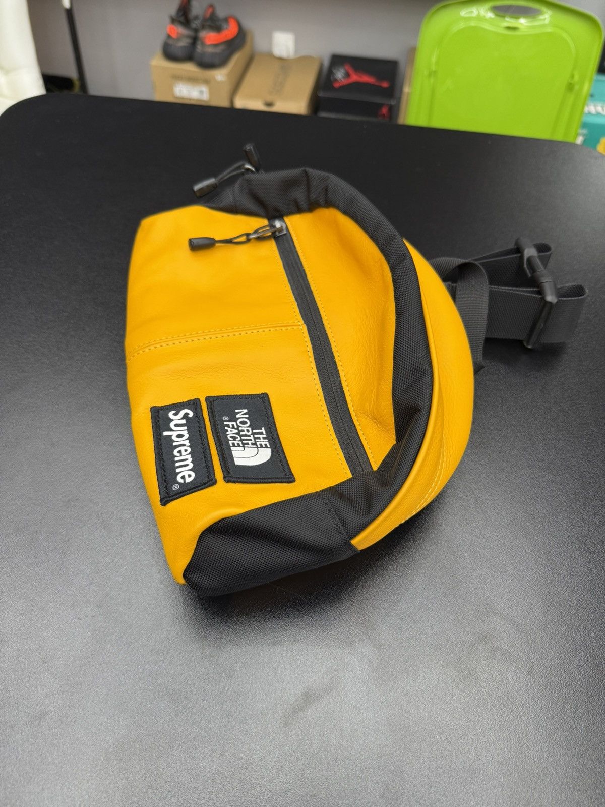 Supreme Supreme The North Face Yellow Leather Fanny Roo Lumber Pack Size ONE SIZE - 1 Thumbnail