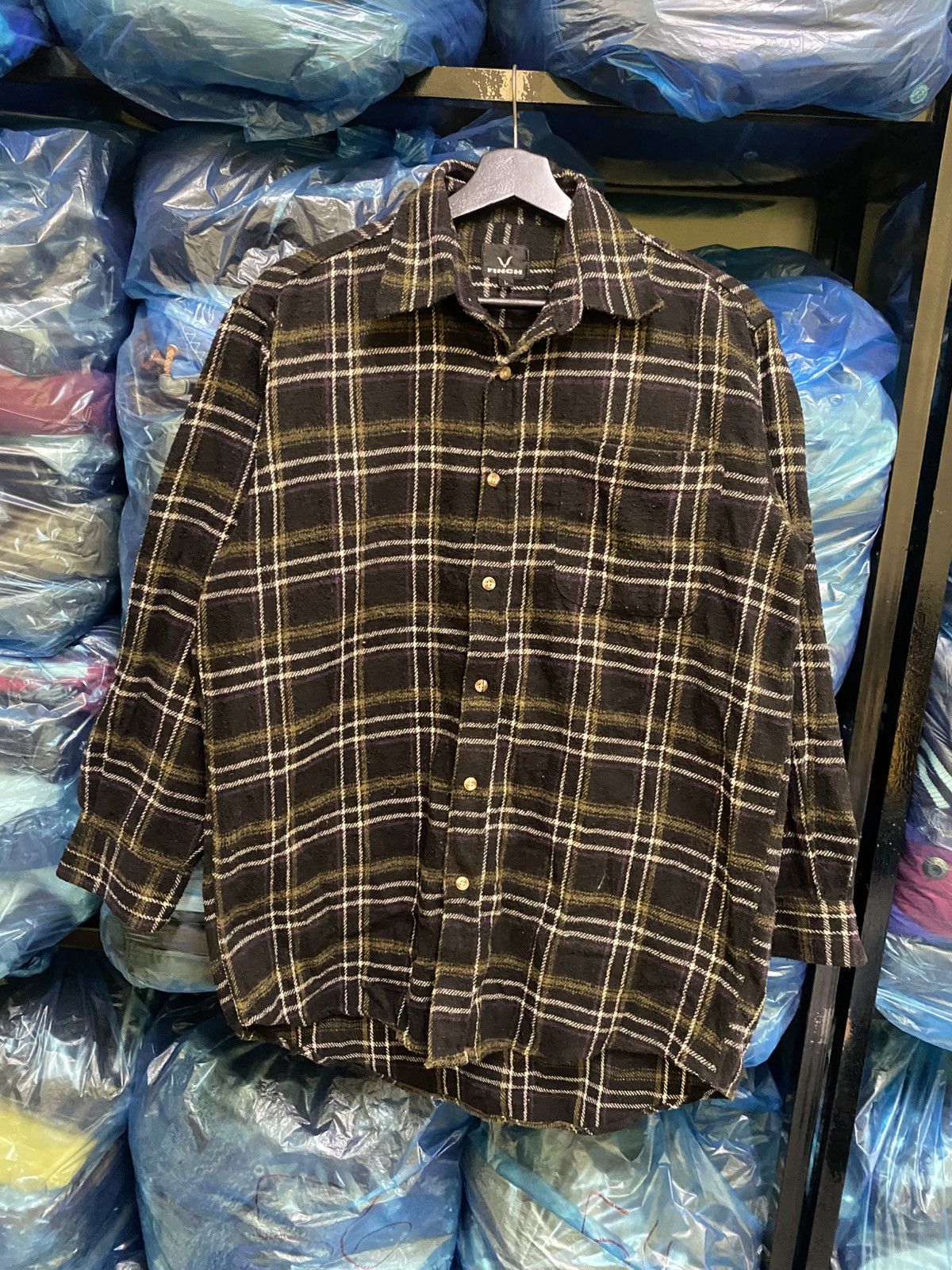 Japanese Brand VINTAGE FINCH FLANNEL BUTTON UP SHIRT Size US M / EU 48-50 / 2 - 1 Thumbnail