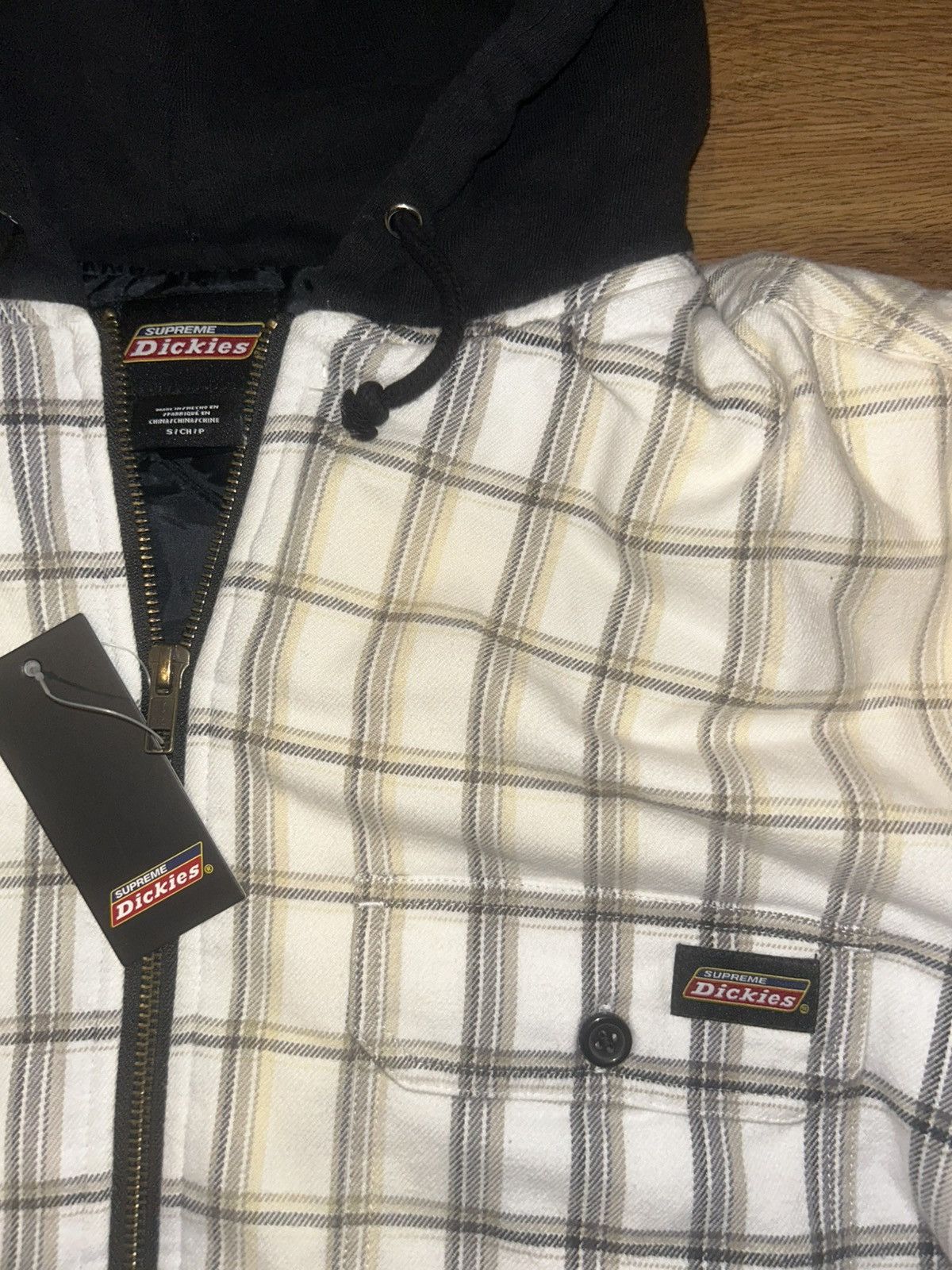 Dickies × Supreme Supreme x Dickies Plaid Hooded Zip Up Size US S / EU 44-46 / 1 - 2 Thumbnail