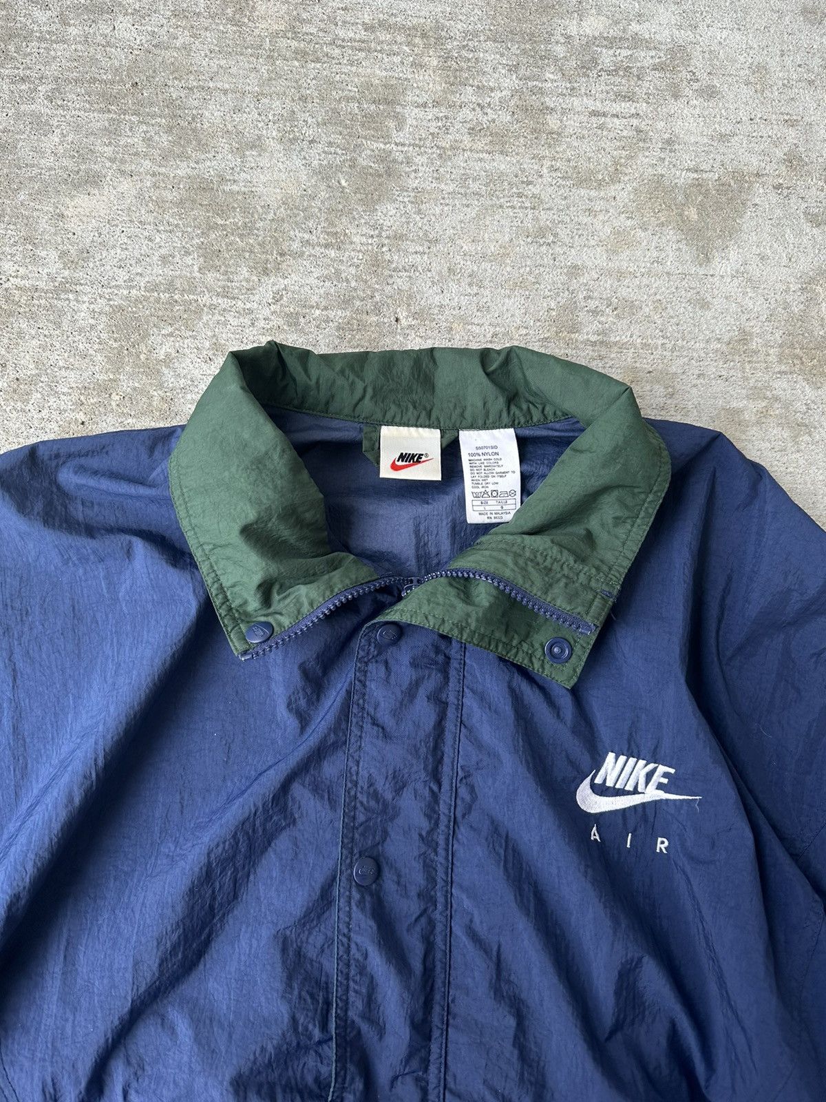 Nike 90s Nike Air Anorak Windbreaker Jacket Size US L / EU 52-54 / 3 - 11 Thumbnail