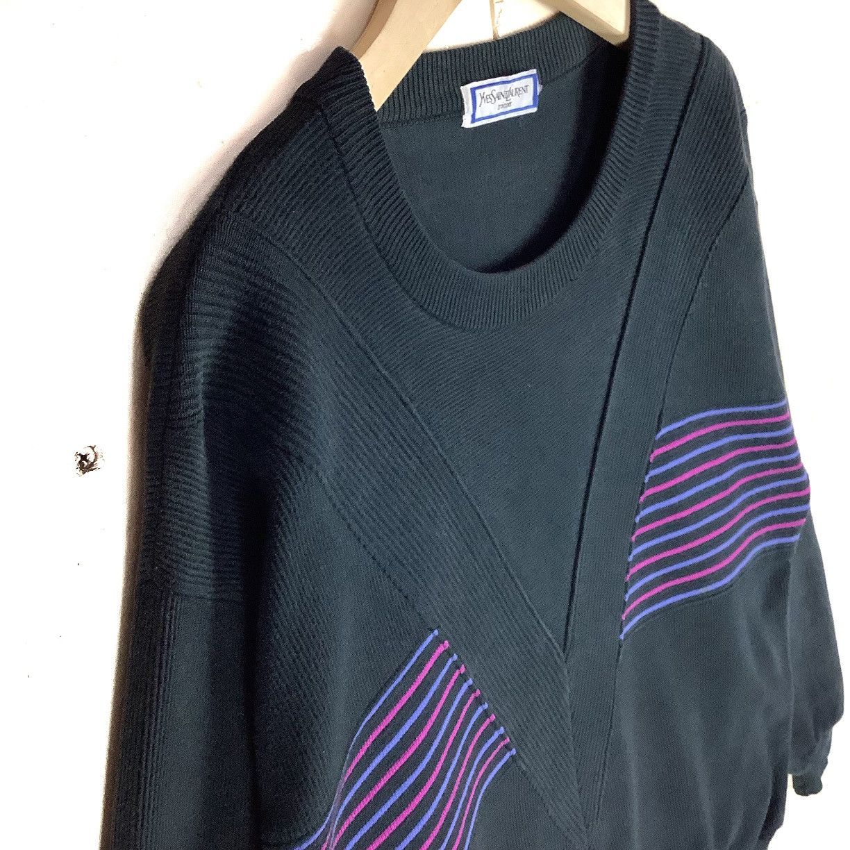 Yves Saint Laurent Yves Saint Laurent Sweatshirt Plain Double Pockets Pullover Size S / US 4 / IT 40 - 4 Thumbnail