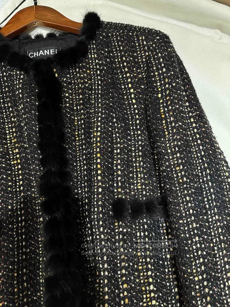 Chanel Chanel Black and brown furry coat Size XS / US 0-2 / IT 36-38 - 5 Thumbnail