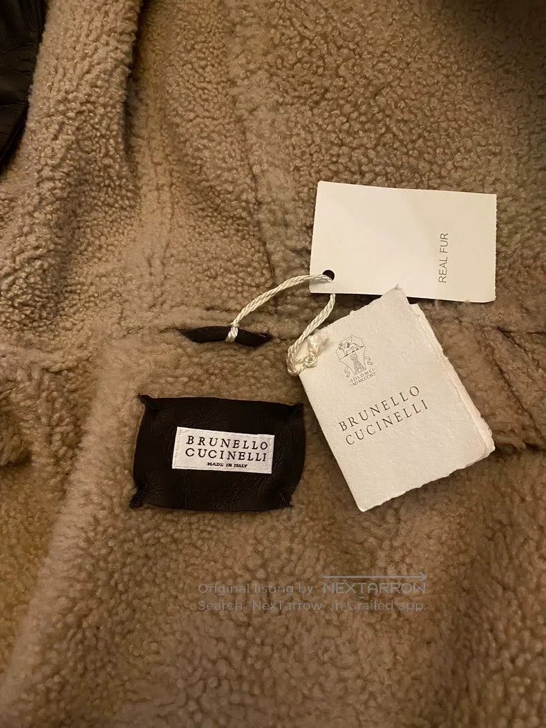 Brunello Cucinelli Brunello Cucinelli Fur and down coat, Hungarian grade A wh Size US M / EU 48-50 / 2 - 5 Thumbnail