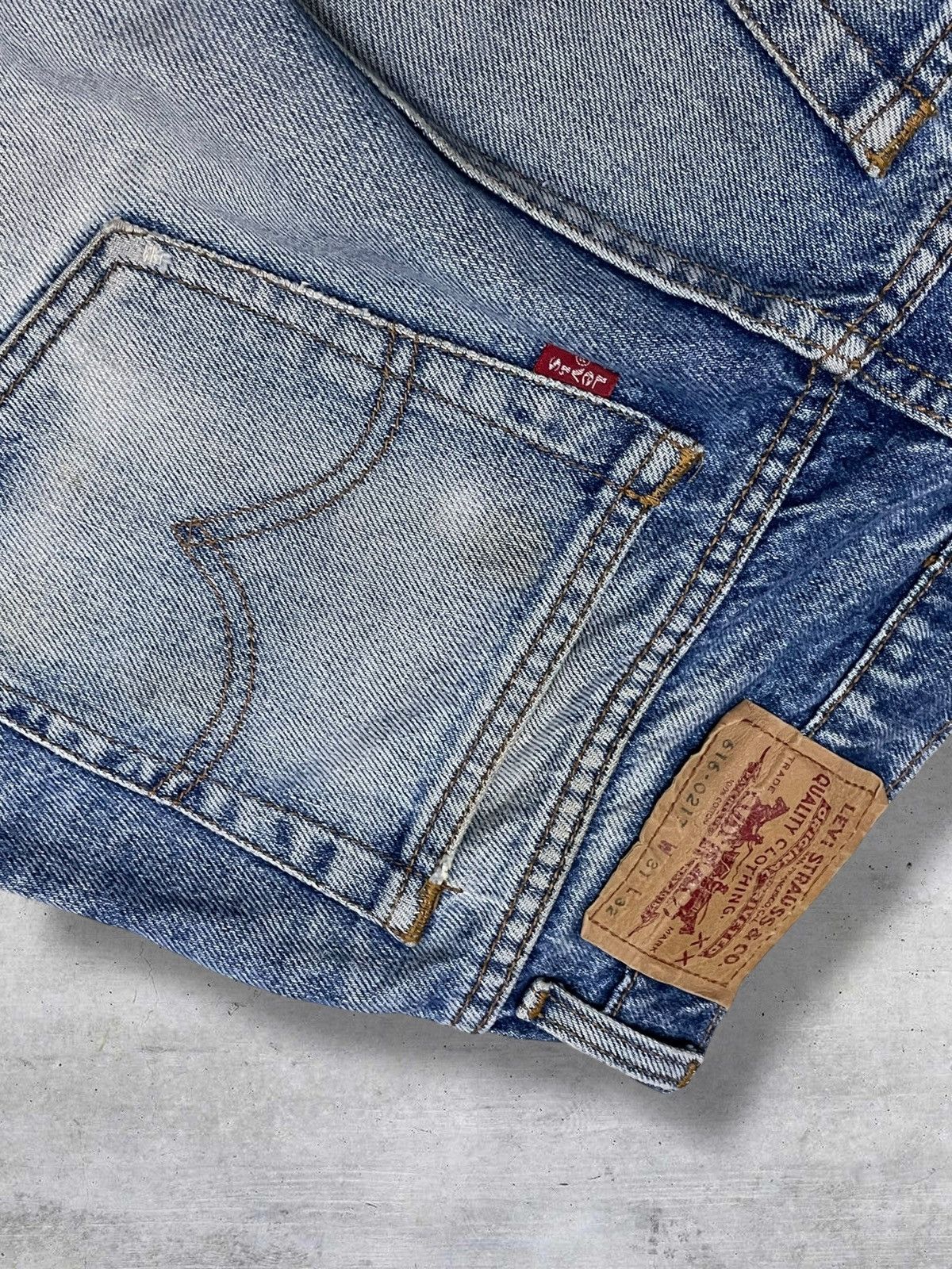 Levi's Vintage Clothing VINTAGE LEVIS 616 90S DESIGNER MUDWASH OG DISTRESSED DENIM Size US 29 - 16 Thumbnail