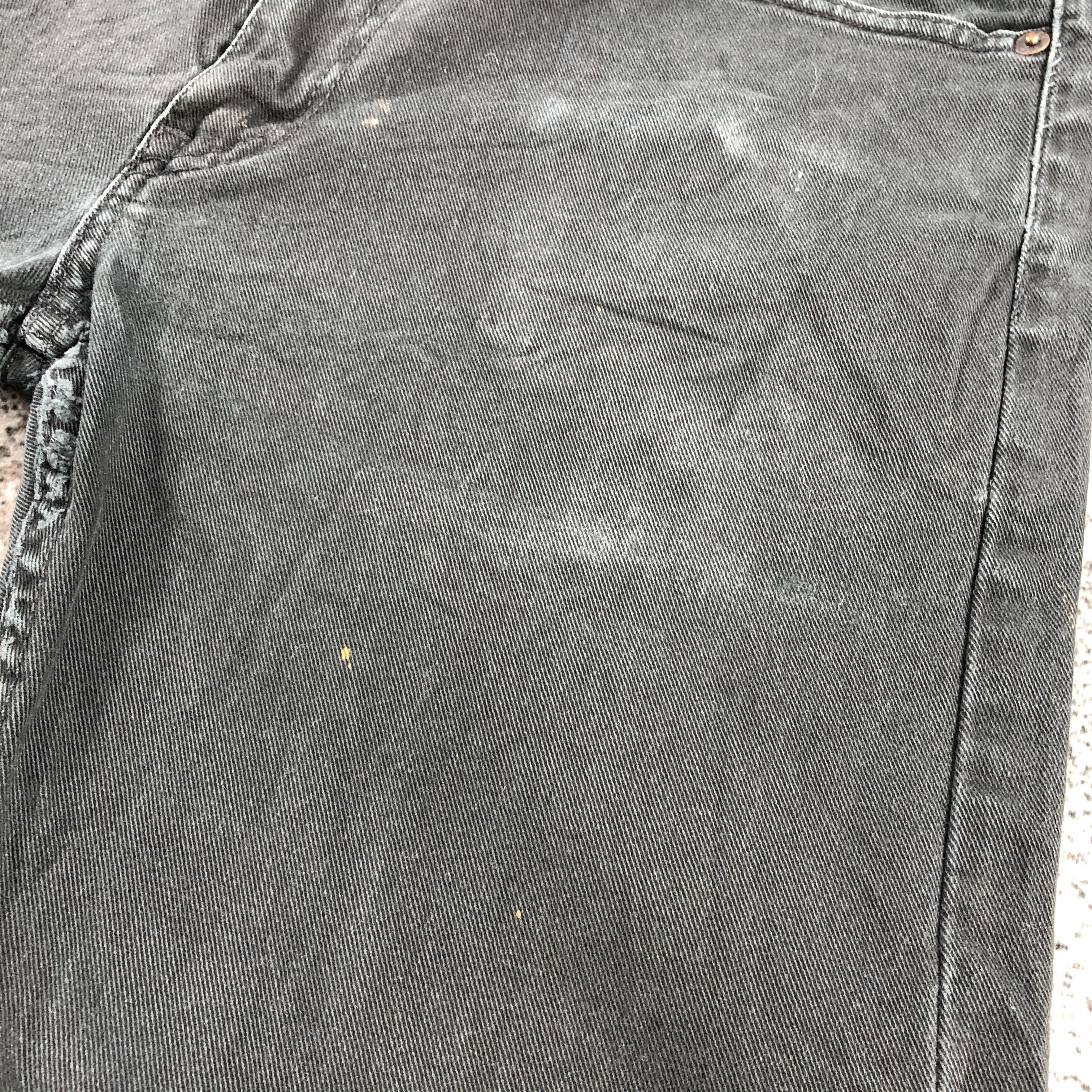 Levi's Levis 513 Jeans Distress Black Denim KJ979 Size US 33 - 11 Thumbnail