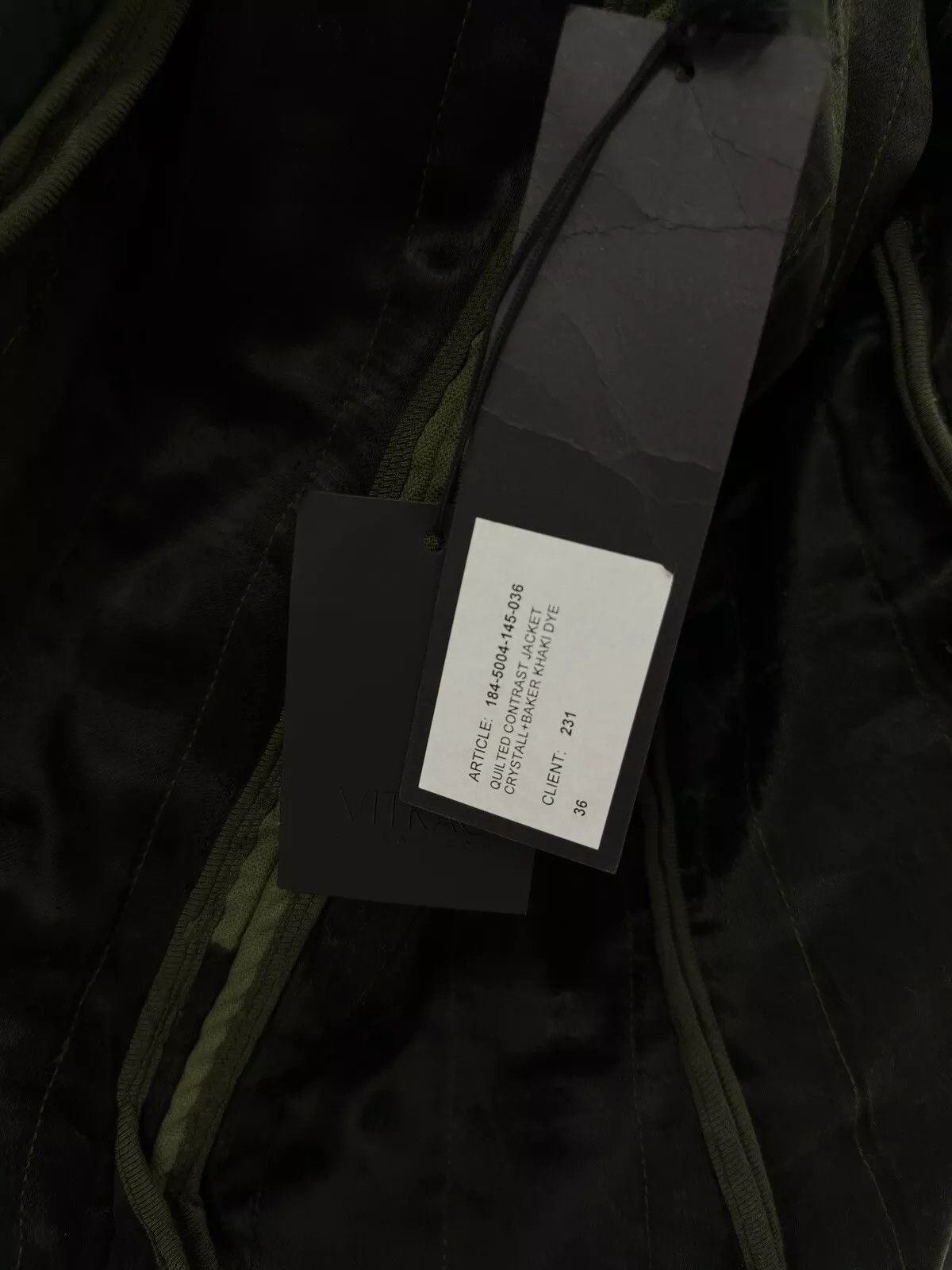 Haider Ackermann Haider Ackermann Black Quilted Contrast Jacket Womens Size XS / US 0-2 / IT 36-38 - 17 Thumbnail