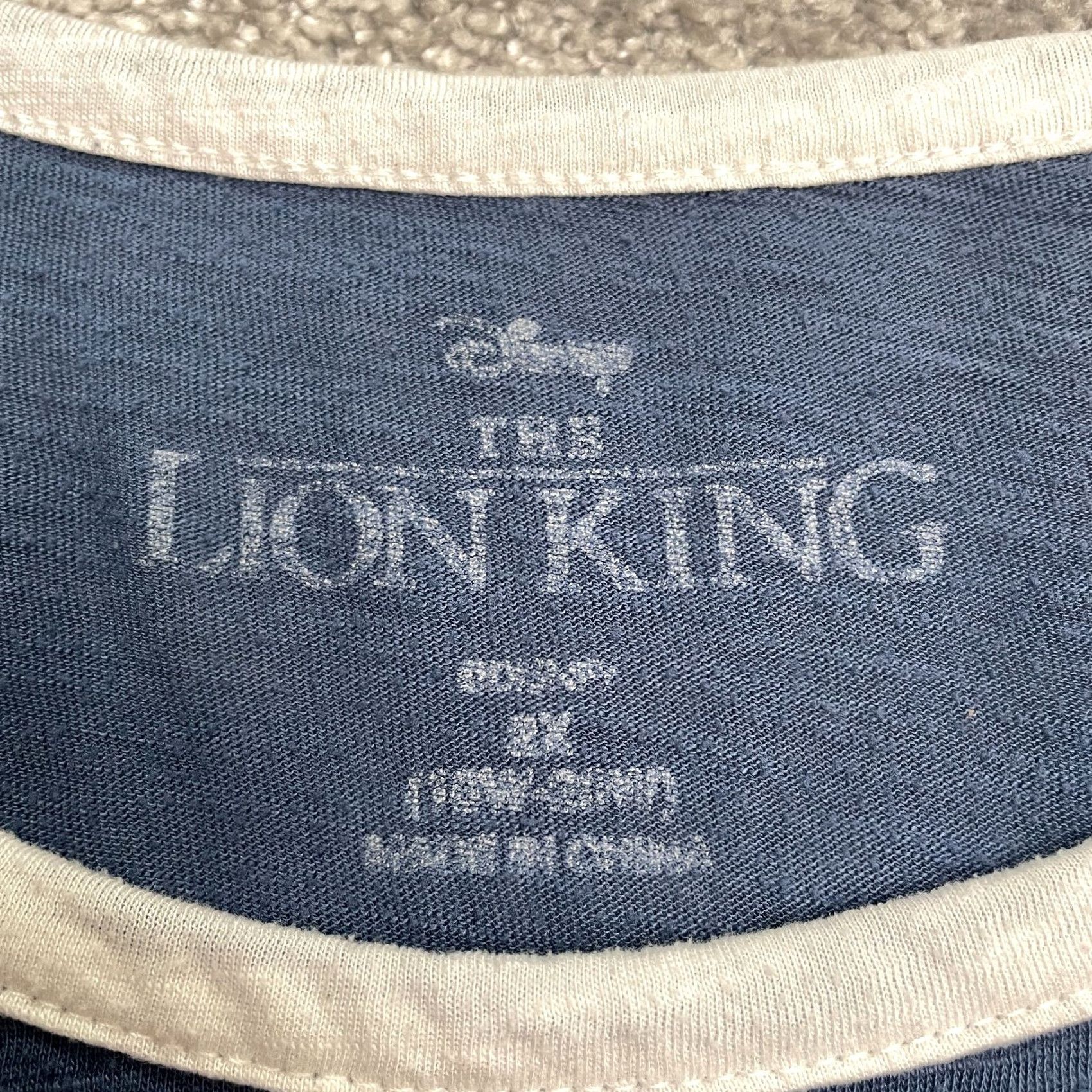 Disney Disney Lion King T-Shirt Raglan Womens 2X Blue White Long Sleeve Tee Graphic Print Animals Cartoon Movie Diamond Disney Tee Woman Plus Size Womens Size XXL / US 16-18 / IT 52-54 - 6 Thumbnail