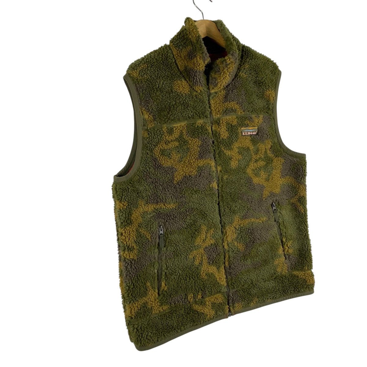 L.L. Bean LL Bean Fleece Camo Zipper Vest L Size Size L / US 10 / IT 46 - 4 Thumbnail