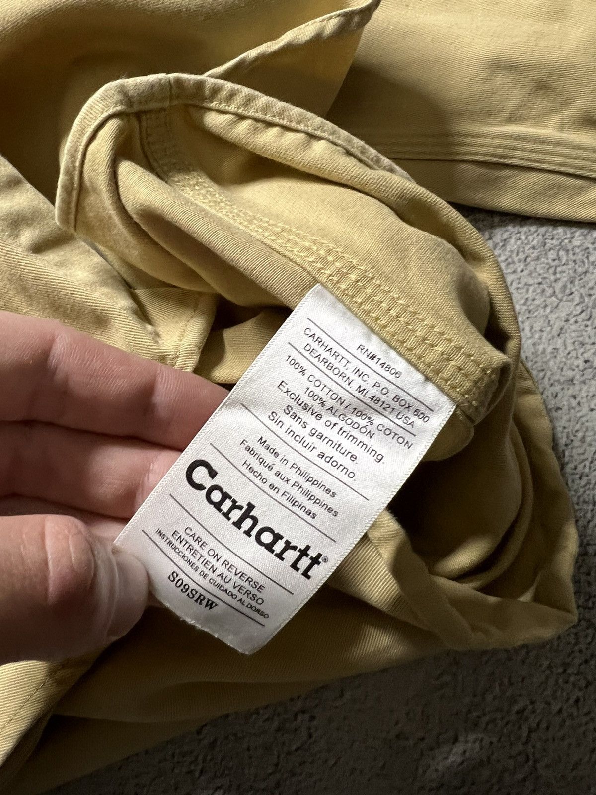 Carhartt × Carhartt Wip × Vintage Vintage Y2k Carhartt Flannel Work Overshirt Jacket 00’s Size US L / EU 52-54 / 3 - 10 Thumbnail