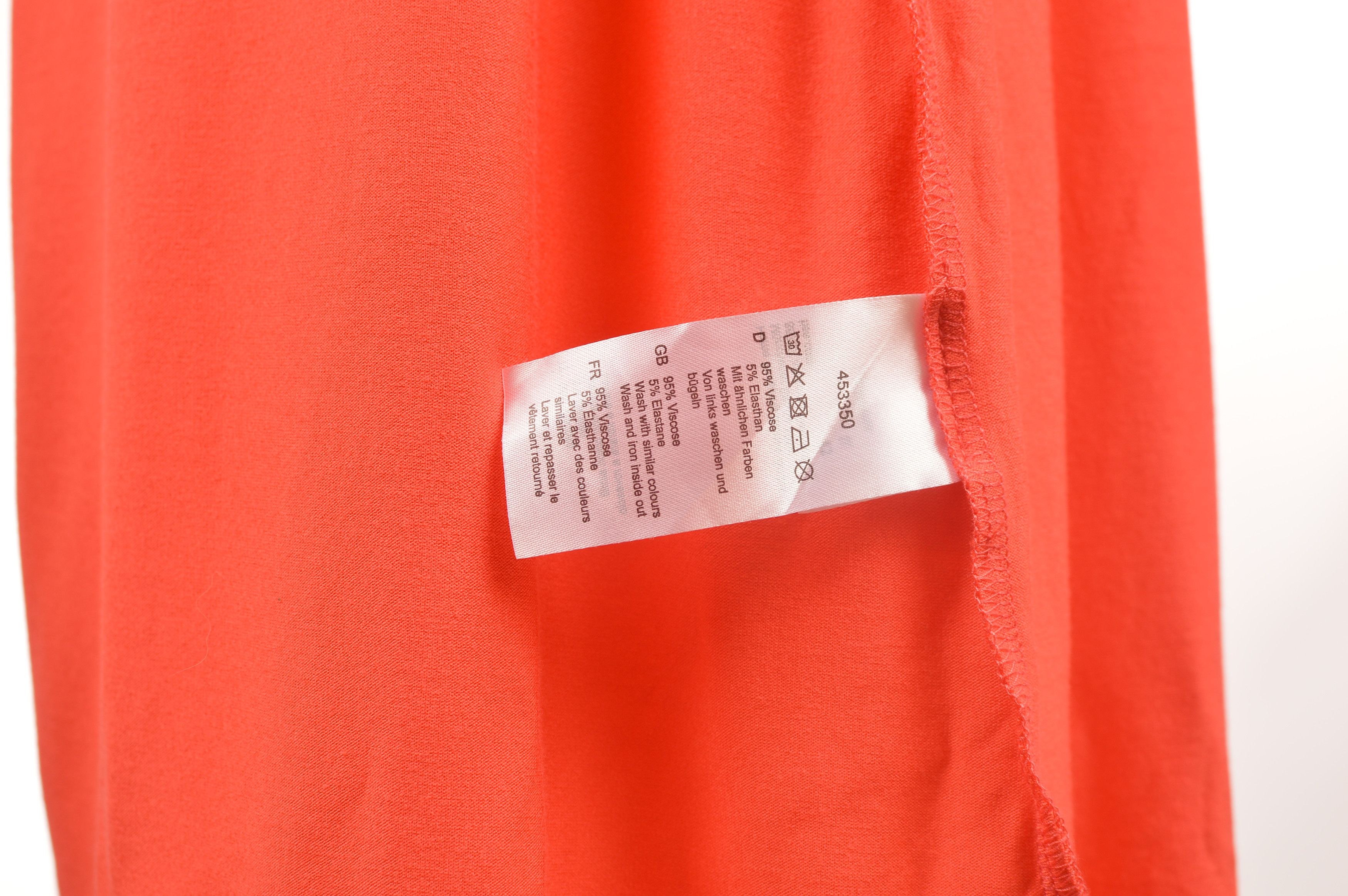 Designer Thom by Thomas Rath Short Sleeve Peach Viscose Blend Dress Size M / US 6-8 / IT 42-44 - 7 Thumbnail