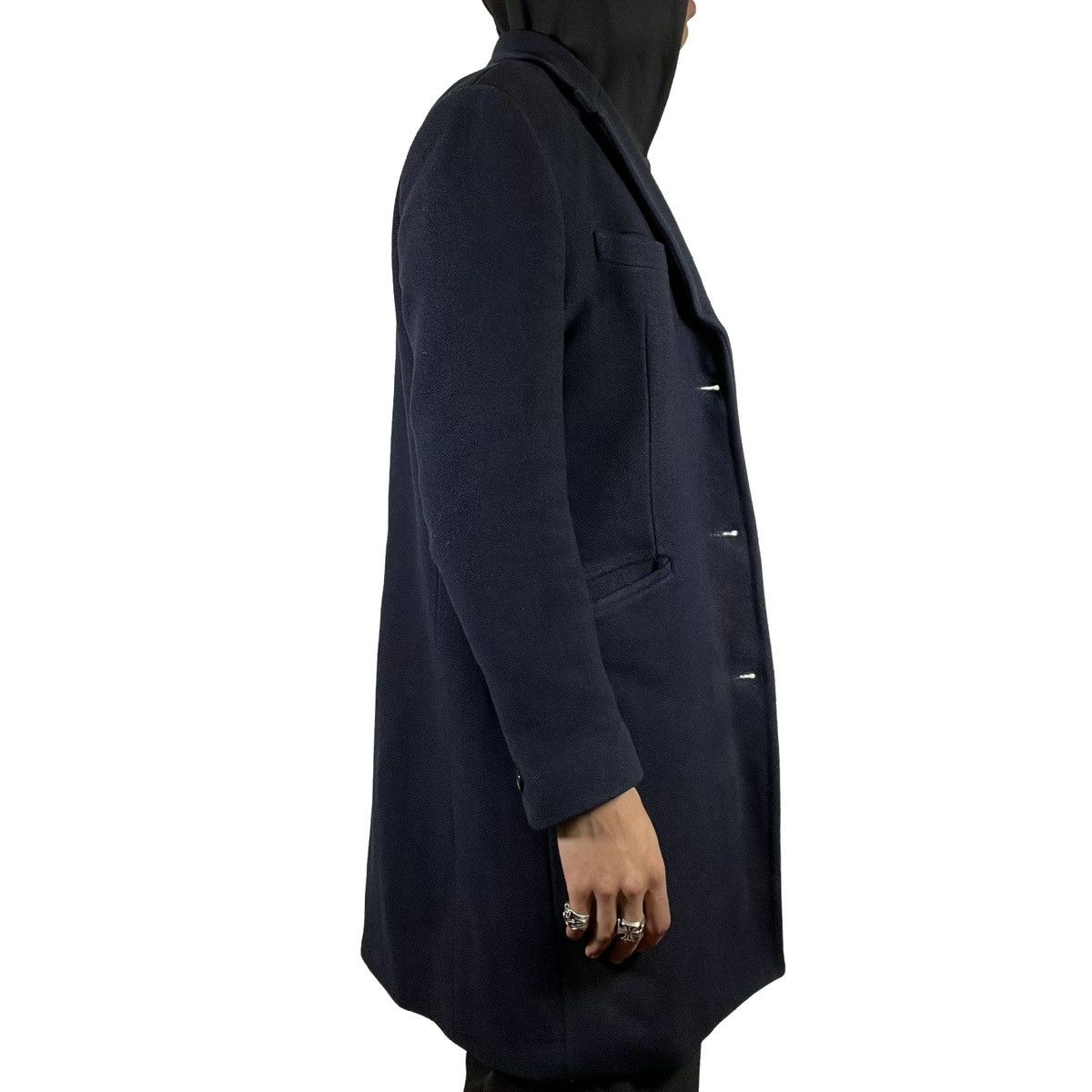 Our Legacy Our Legacy AW14 Navy Melton Coat Size US S / EU 44-46 / 1 - 4 Thumbnail