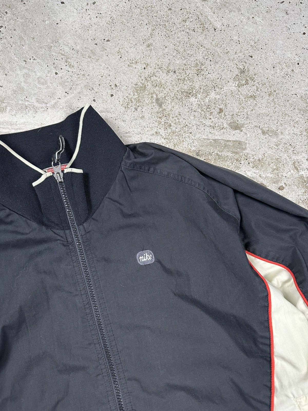 Nike Vintage Y2K Nike Black Bomber Track Jacket Swoosh Size US M / EU 48-50 / 2 - 7 Thumbnail