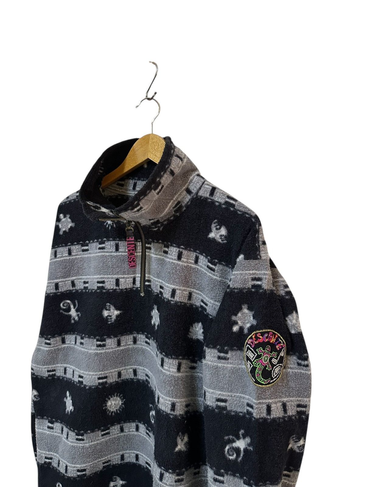 Descente vintage 90s descente navajo half zip fleece Size US L / EU 52-54 / 3 - 3 Thumbnail