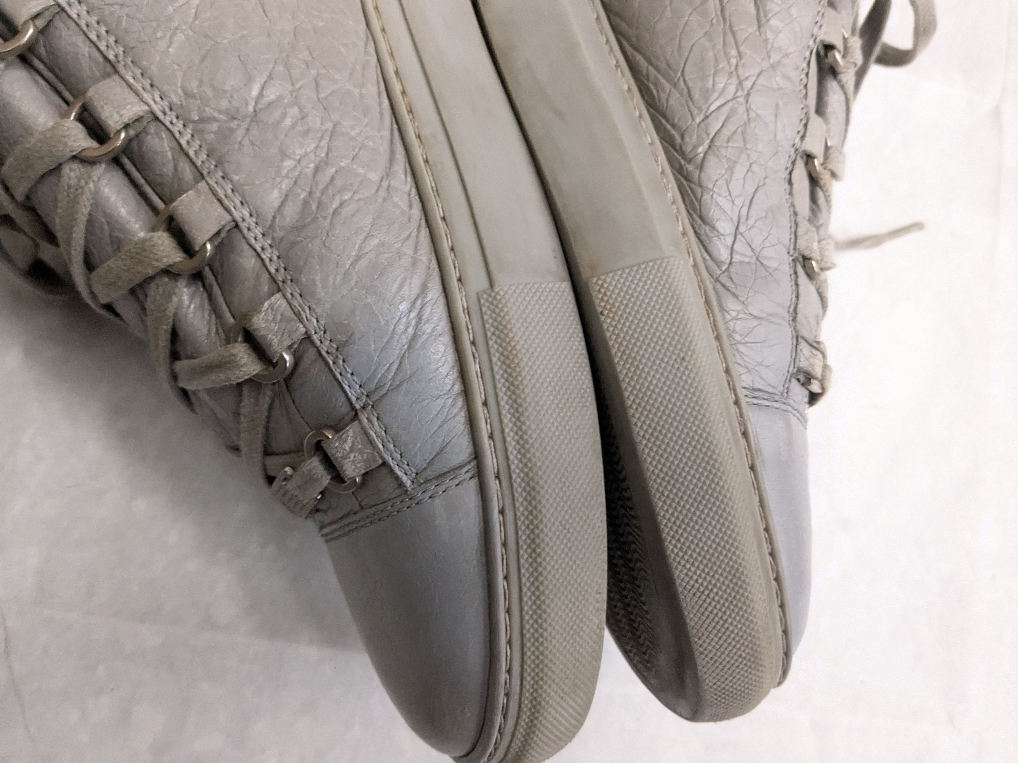 Balenciaga Balenciaga Arena Gray 11 High Tops Leather Size US 13 / EU 46 - 10 Thumbnail