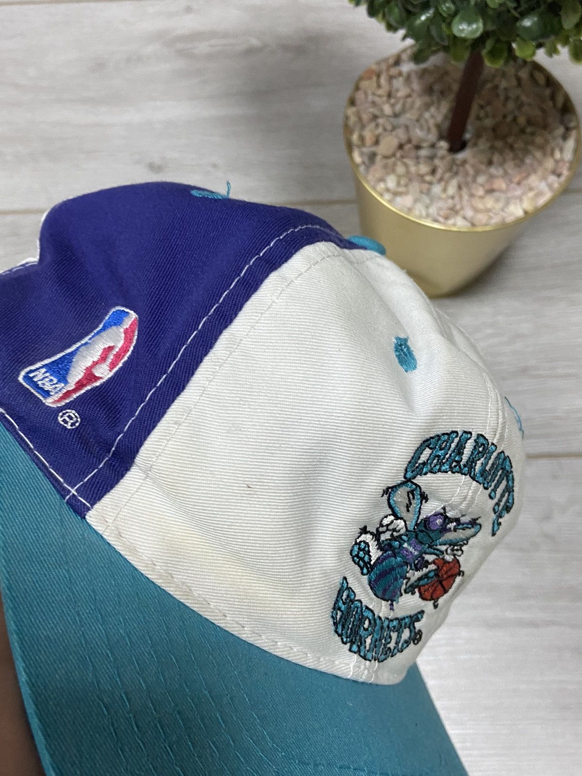 NBA Charlotte Hornets Starter vintage NBA hat cap SnapBack Size ONE SIZE - 7 Thumbnail