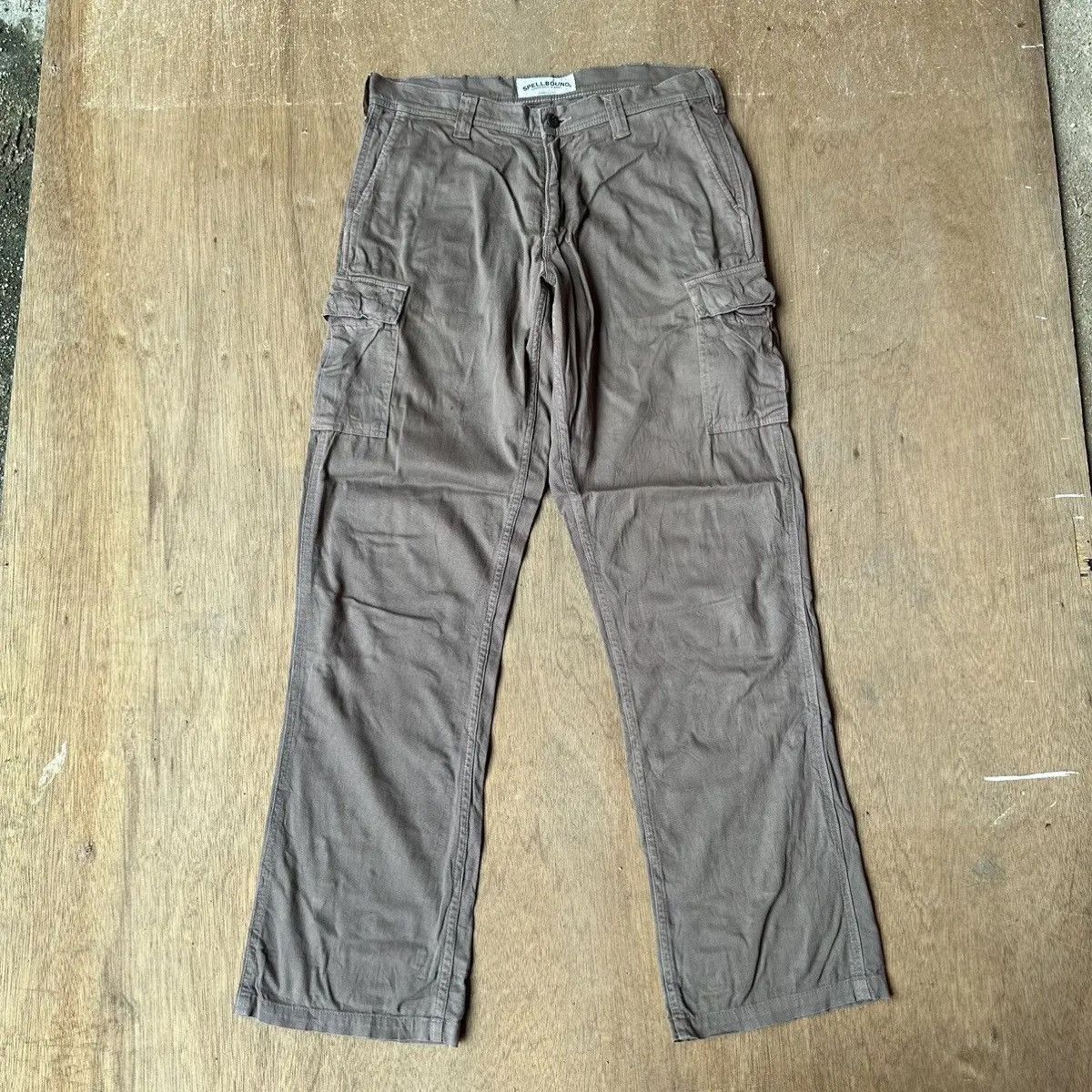 image of Freewheelers x Spellbound W32 L33Vintage 90’S Spellbound Made In Japan Tactical Cargo in Brown