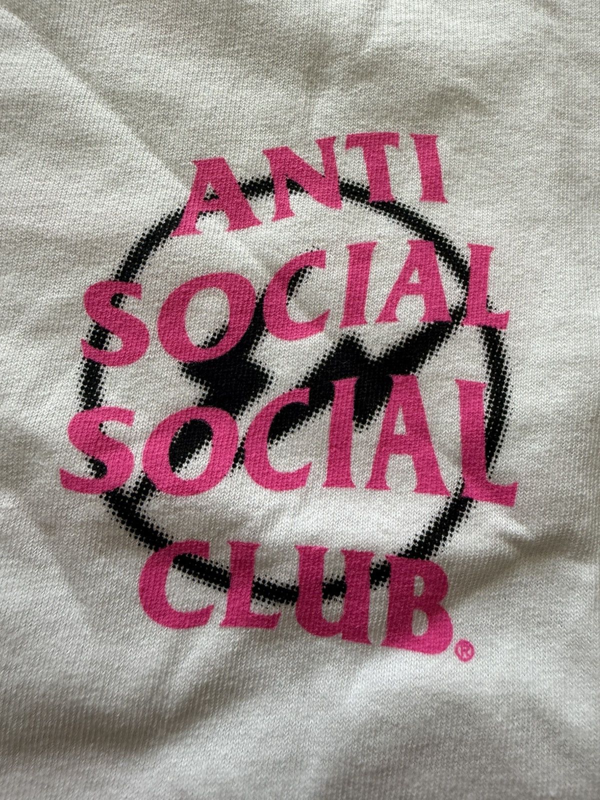 Anti Social Social Club × Fragment Design Anti Social Social Club x Fragment White Pink Logo Tee L Size US L / EU 52-54 / 3 - 2 Thumbnail