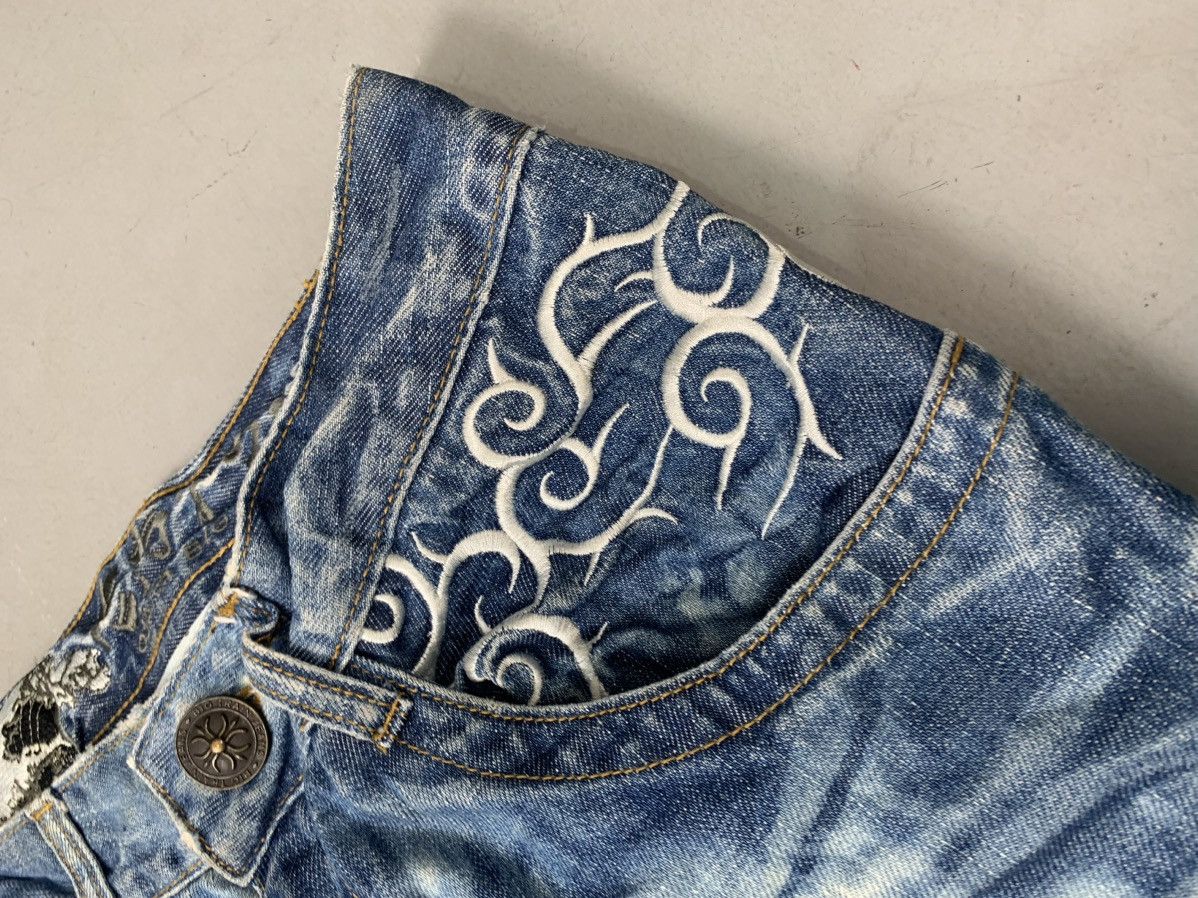 Japanese Brand Vintage big train embroidered denim Size US 30 / EU 46 - 6 Thumbnail