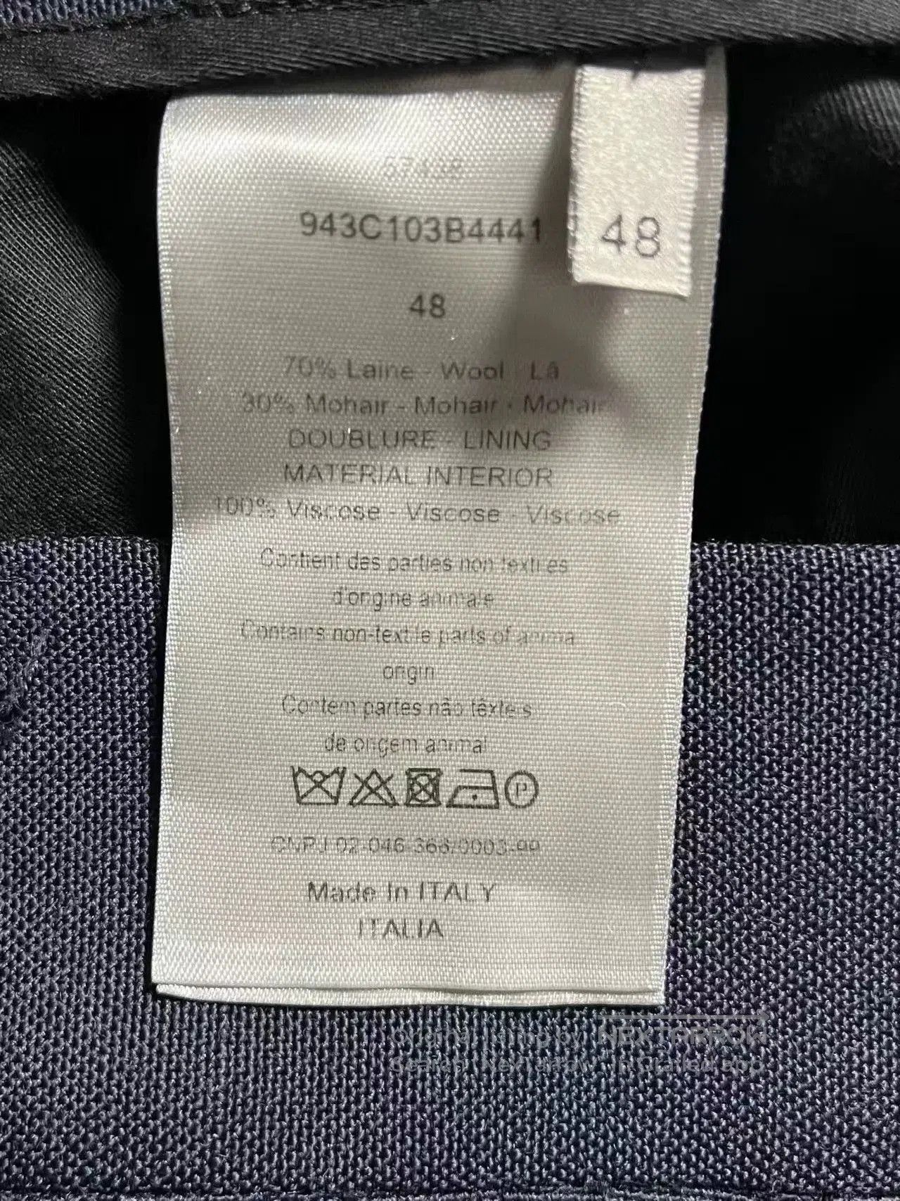 Dior Blue Tailored Casual Pants Size 32. Size US 32 / EU 48 - 5 Thumbnail