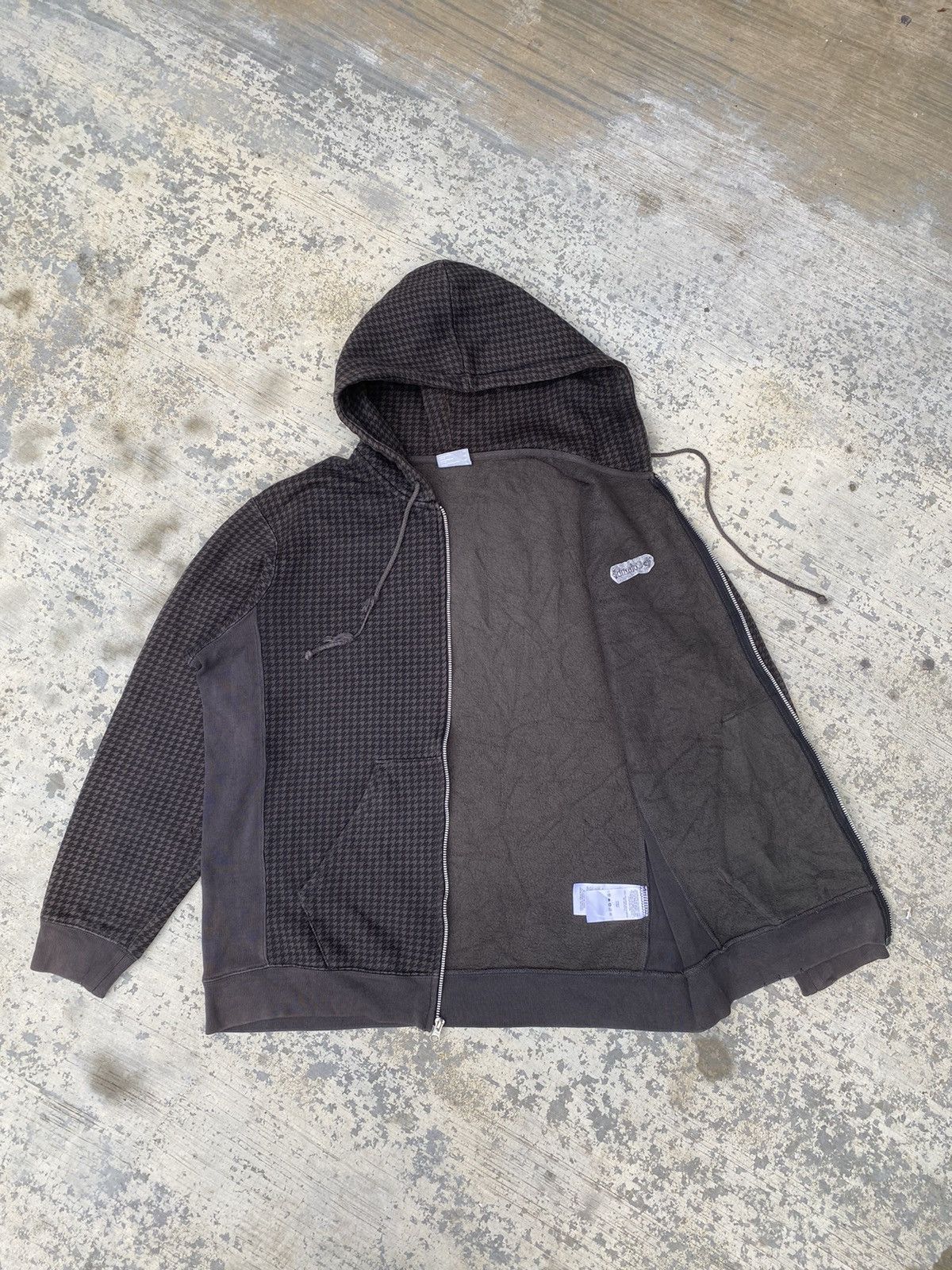 Columbia AW Columbia Houndstooth distressed zip up hoodies Size US XL / EU 56 / 4 - 3 Thumbnail
