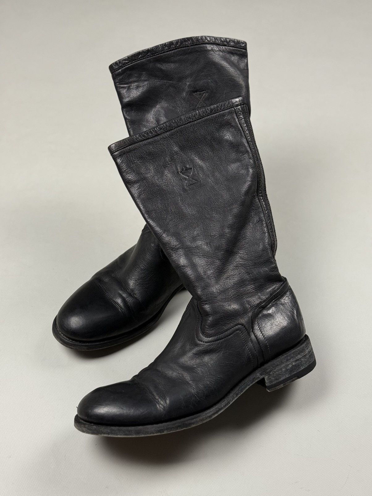Jean Baptiste Rautureau Jean-Baptiste Rautureau Avant-Garde Leather Boots Shoes Size US 8 / EU 41 - 14 Thumbnail