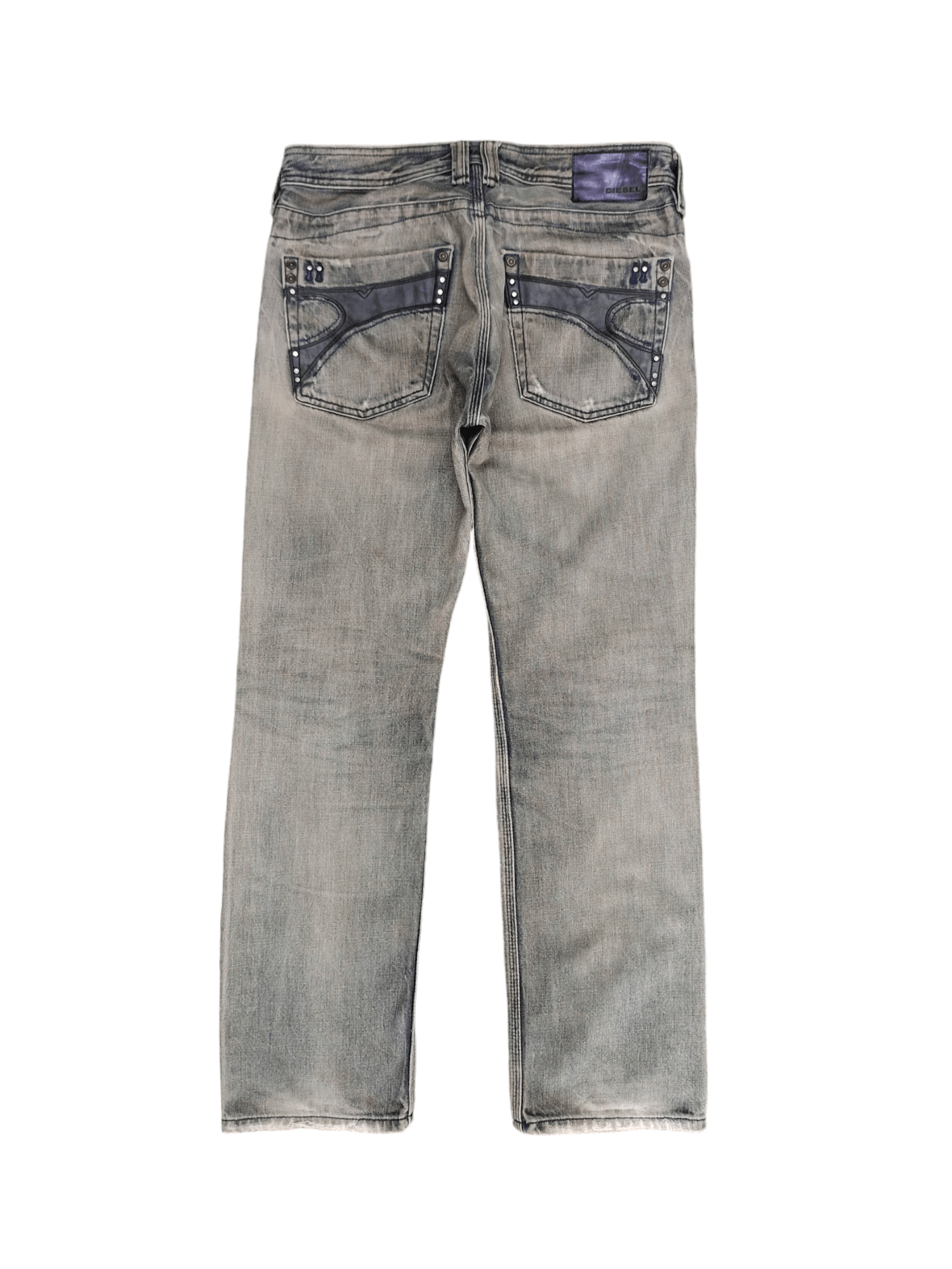 Diesel Vintage Y2k Diesel Timmen Distress Faded Denim Jeans Size US 31 - 1 Thumbnail