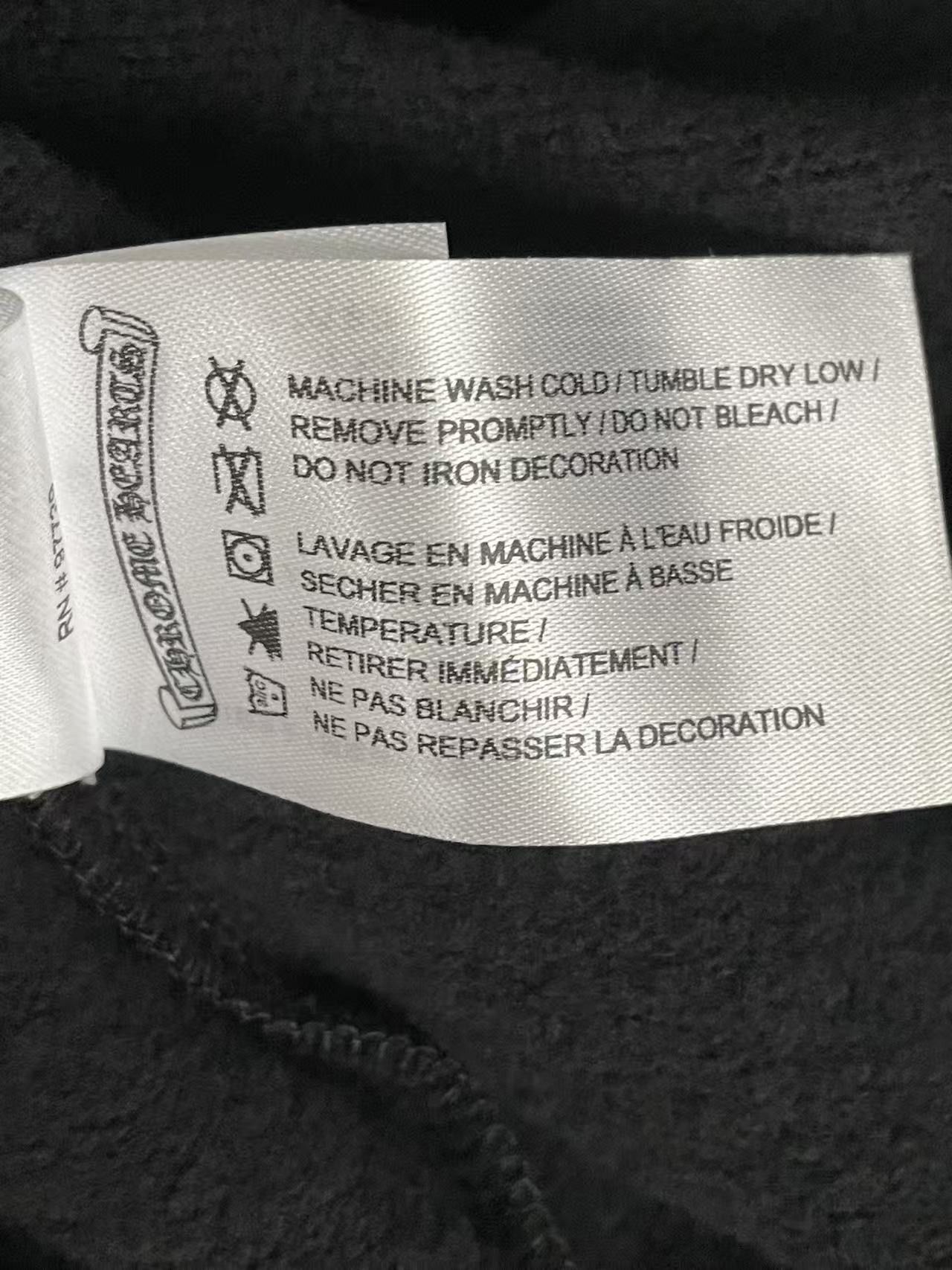 Chrome Hearts Chrome Hearts Neck Logo Black Sweatshirt Size US L / EU 52-54 / 3 - 11 Thumbnail