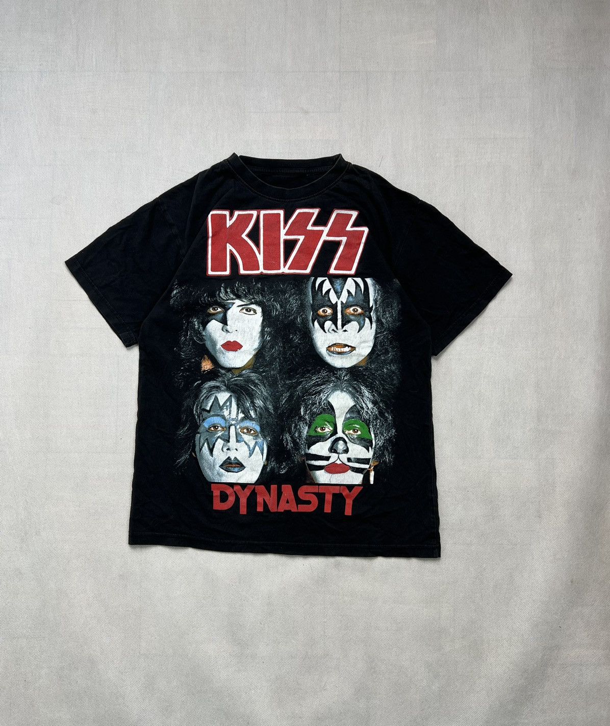 KISS × Vintage Tshirt Kiss Dynasty Vintage Black Size US S / EU 44-46 / 1 - 1 Thumbnail
