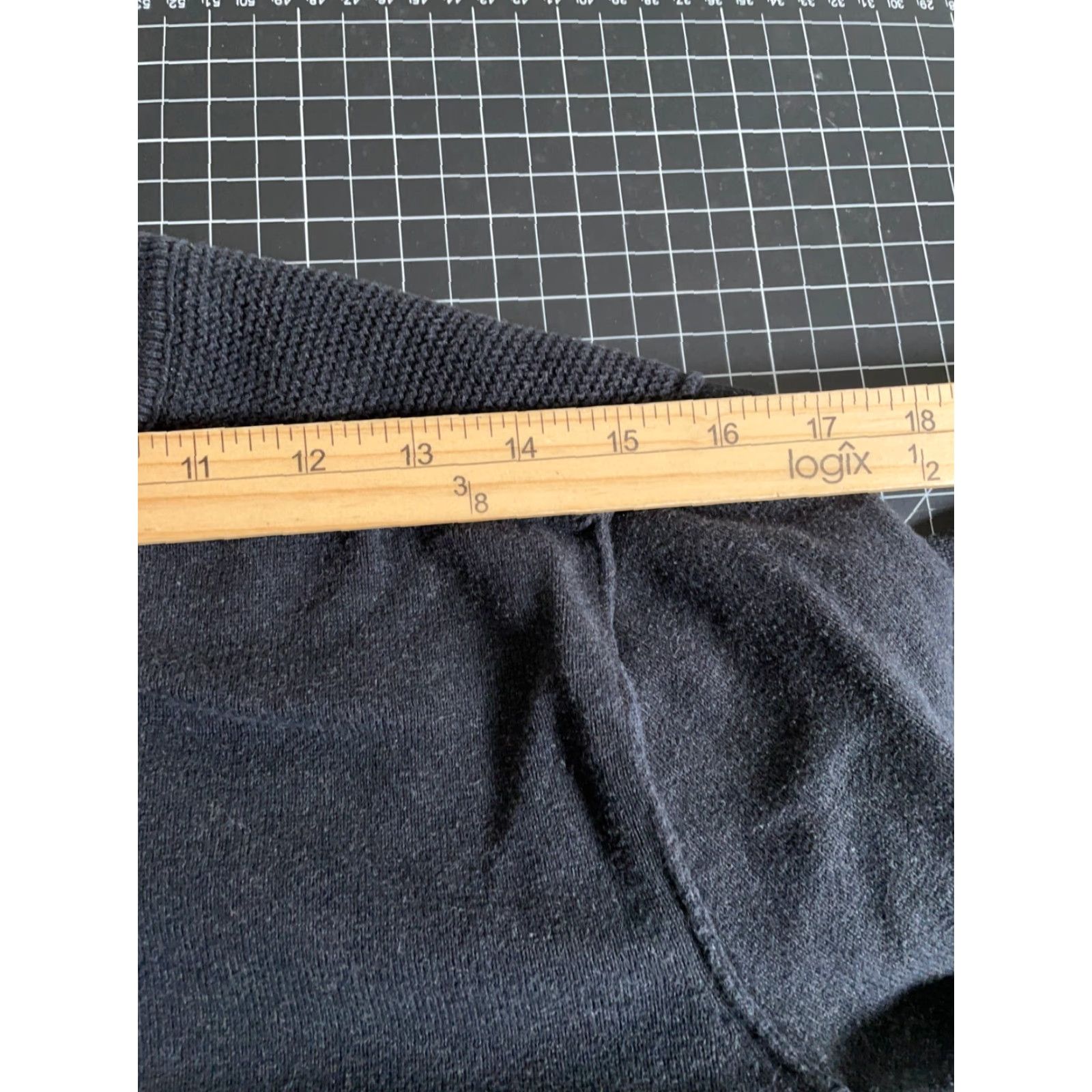 John Varvatos Converse John Varvatos Cotton Sweater Men's 3 / Large Washed Black Slim Fit Shirt Pullover Knit Crew Neck Casual Vintage No Size US L / EU 52-54 / 3 - 7 Thumbnail