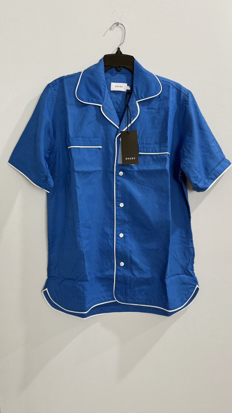 Rhude Rhude Bandana PJ Short Sleeve Shirt in Blue Size M - New Size US M / EU 48-50 / 2 - 1 Thumbnail