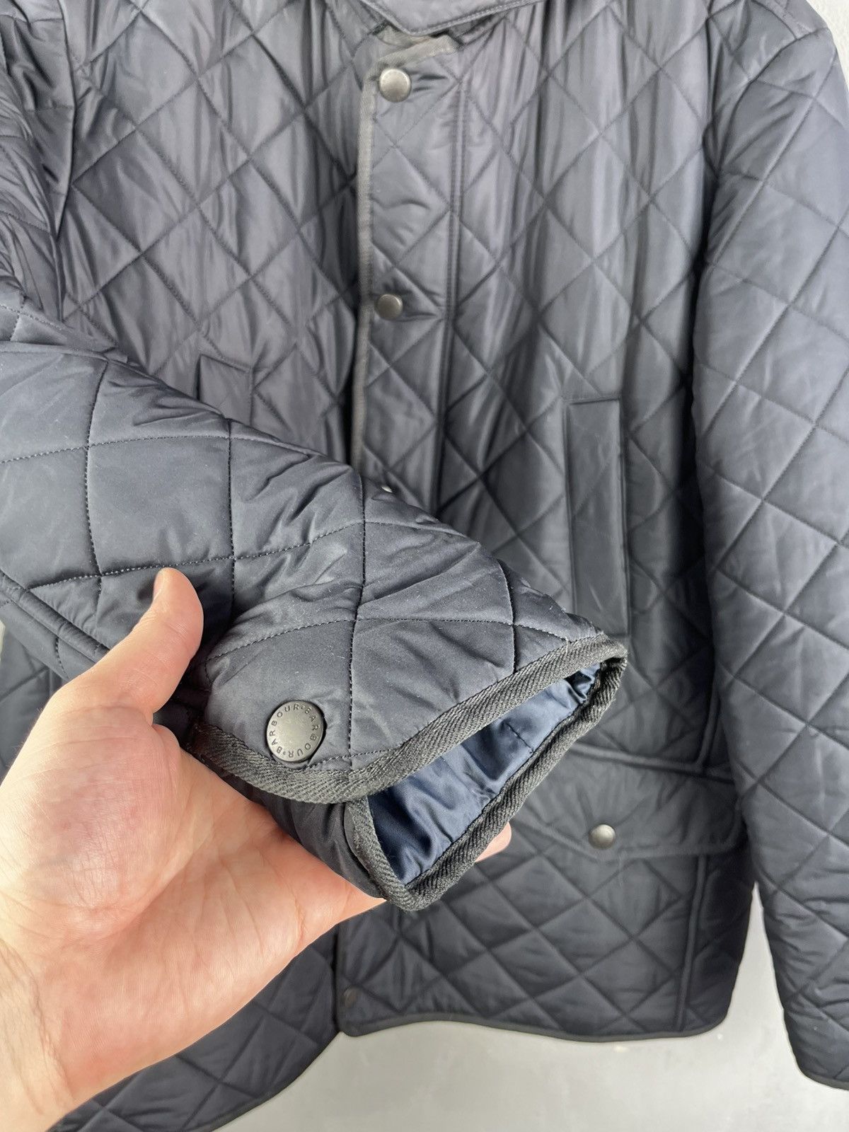 Barbour Men's Barbour Quilted Barden Black Jacket Size US L / EU 52-54 / 3 - 8 Thumbnail