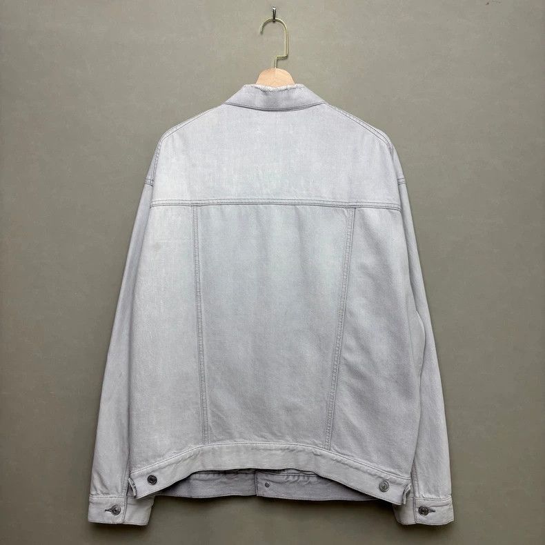 Balenciaga Balenciaga size 38 Distressed Embroidered Logo Lime White Size S / US 4 / IT 40 - 2 Thumbnail