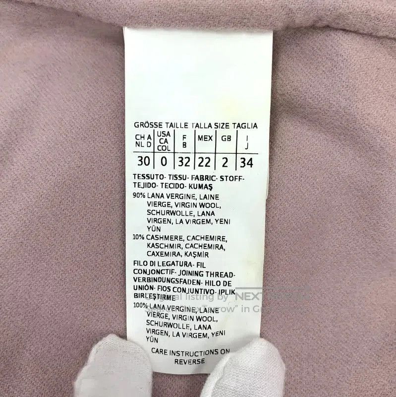 Max Mara MaxMara Pink Wool Women's Coat . Size XXS / US 00 / IT 34 - 7 Thumbnail