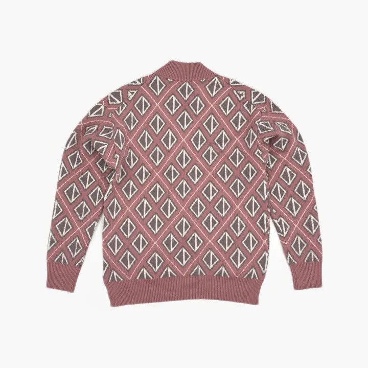 Dior Dior Dior Pink Diamond Pattern Knit Sweater 0079-2507 Size US M / EU 48-50 / 2 - 3 Thumbnail