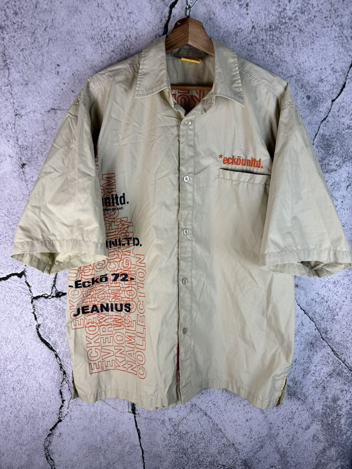 Ecko Unltd. Vintage y2k Baggy Ecko UNLTD mechanic shirt L Size US L / EU 52-54 / 3 - 1 Thumbnail