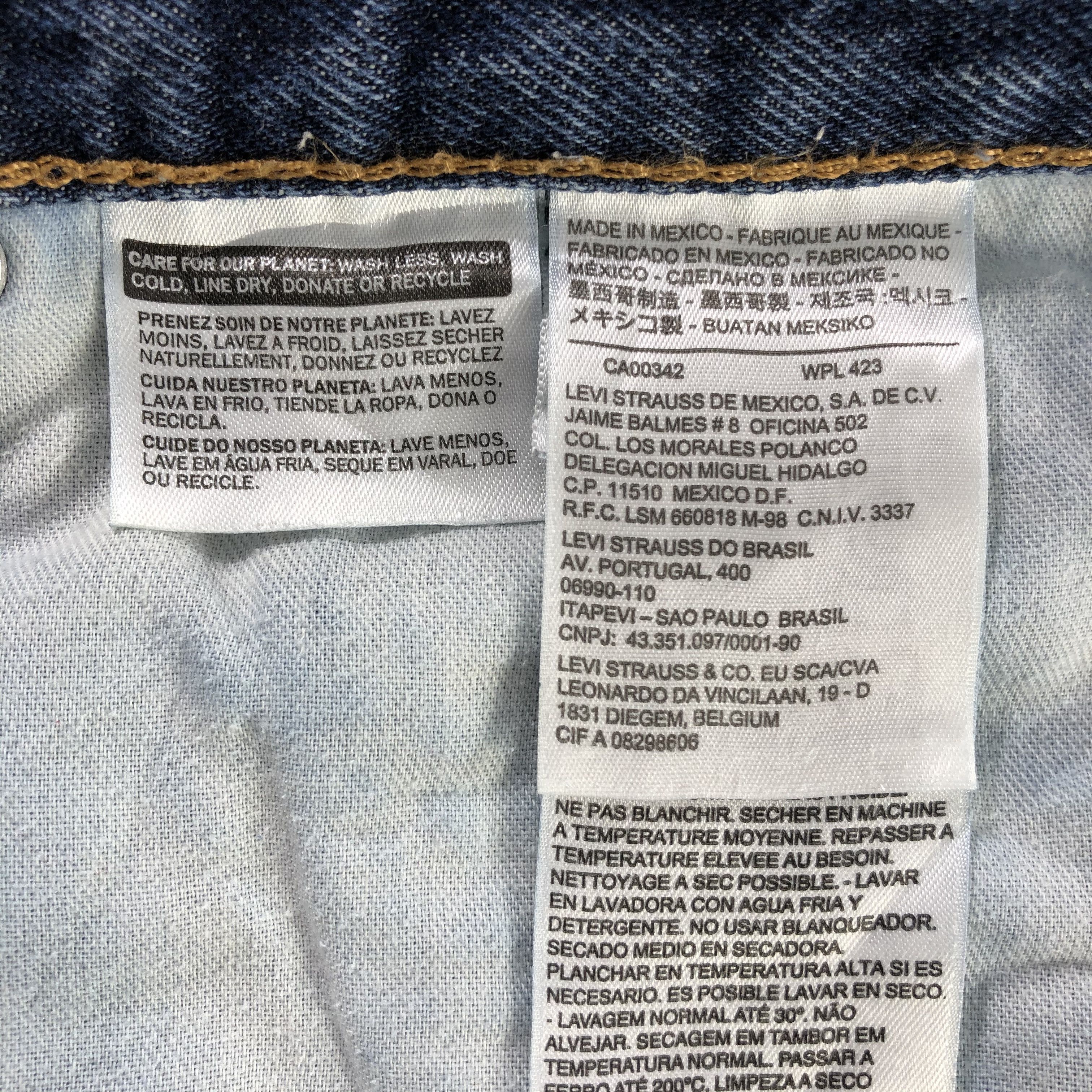 Levi's Vintage Levi's 505 Jeans Faded Blue Denim KJ1419 Size US 31 - 10 Thumbnail