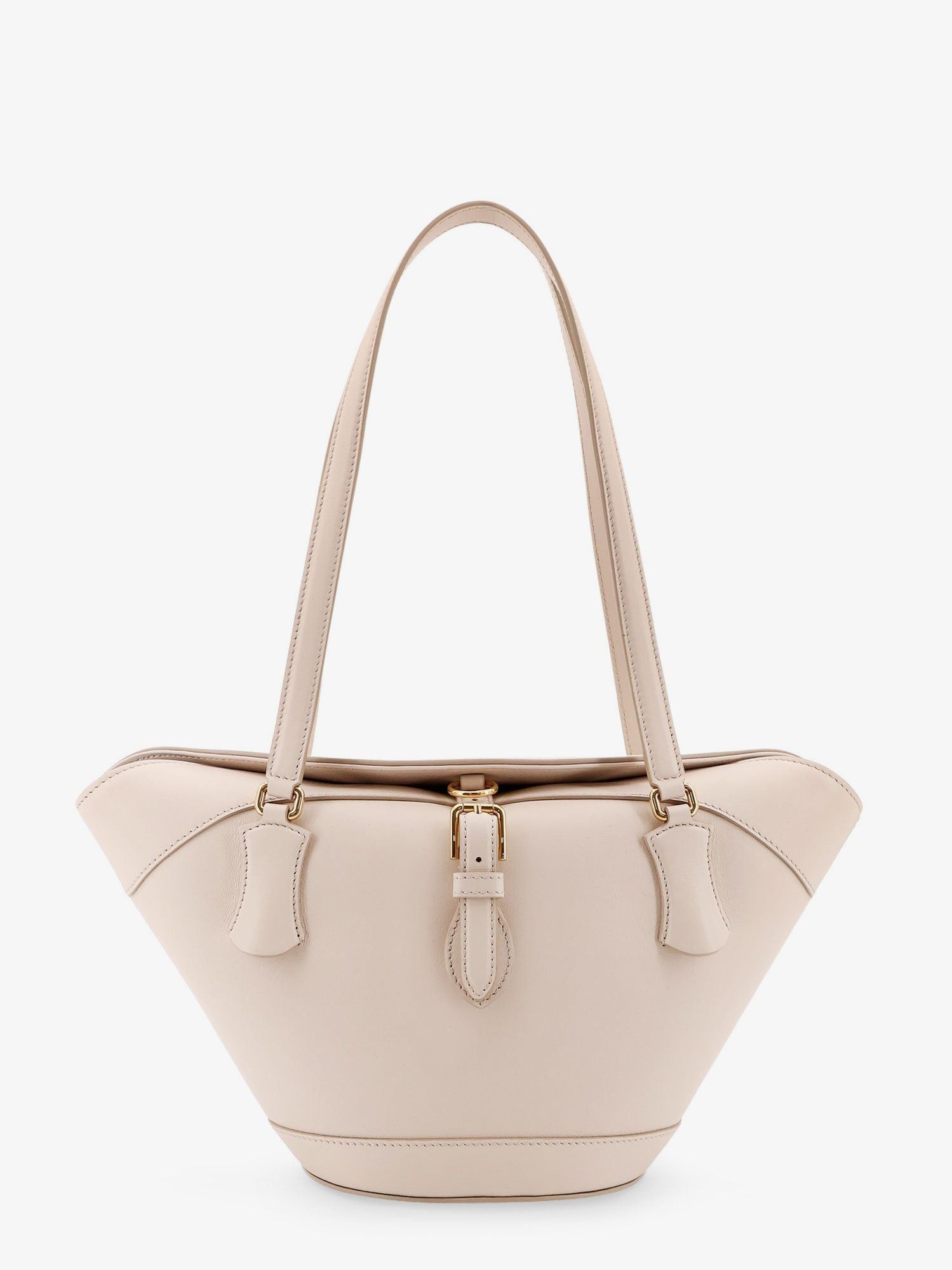 Dolce Gabbana Coffa Capri Leather Shoulder Bag, Women's