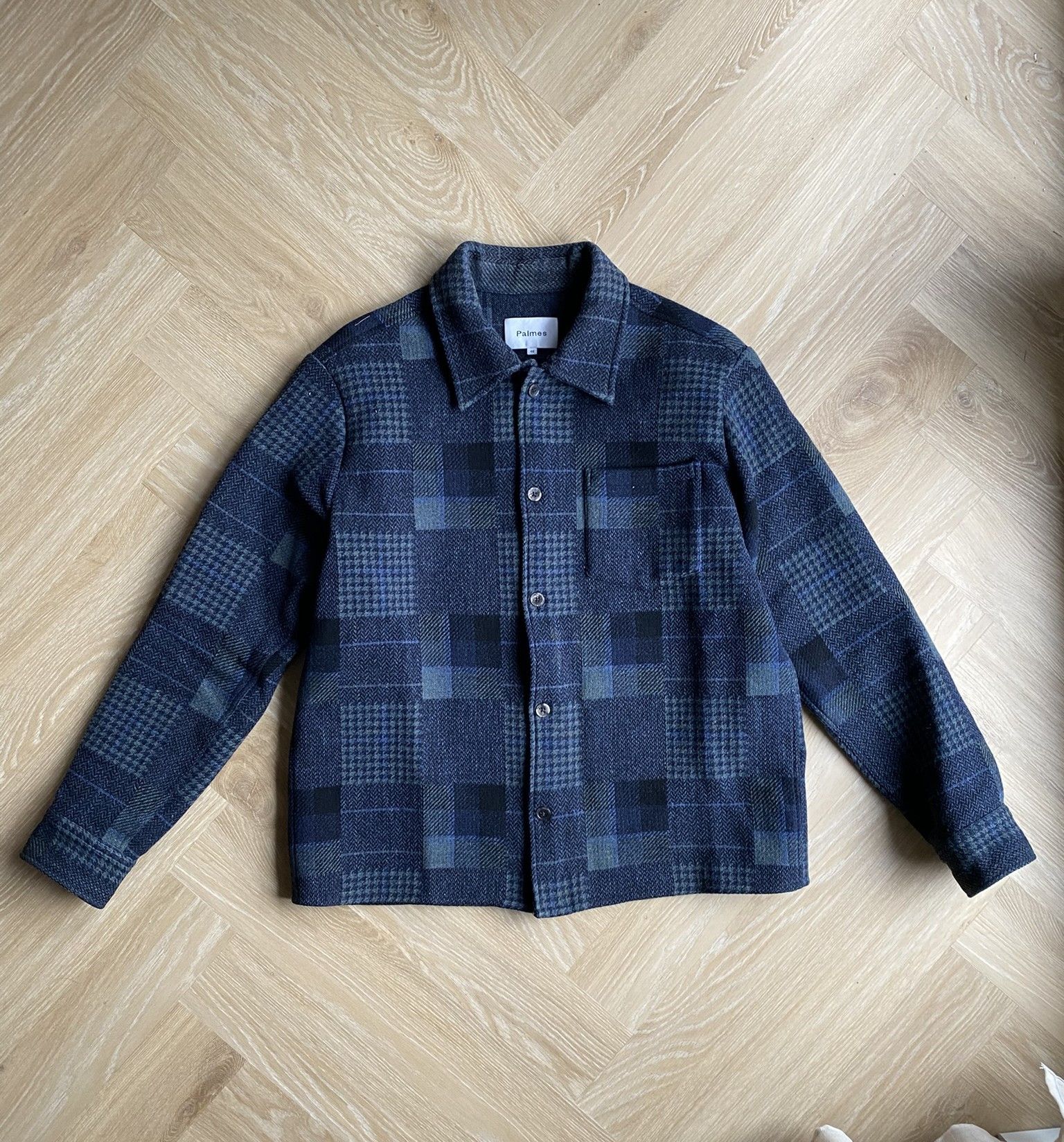 Our Legacy 46/S - Patch Overshirt - Navy Size US S / EU 44-46 / 1 - 6 Thumbnail