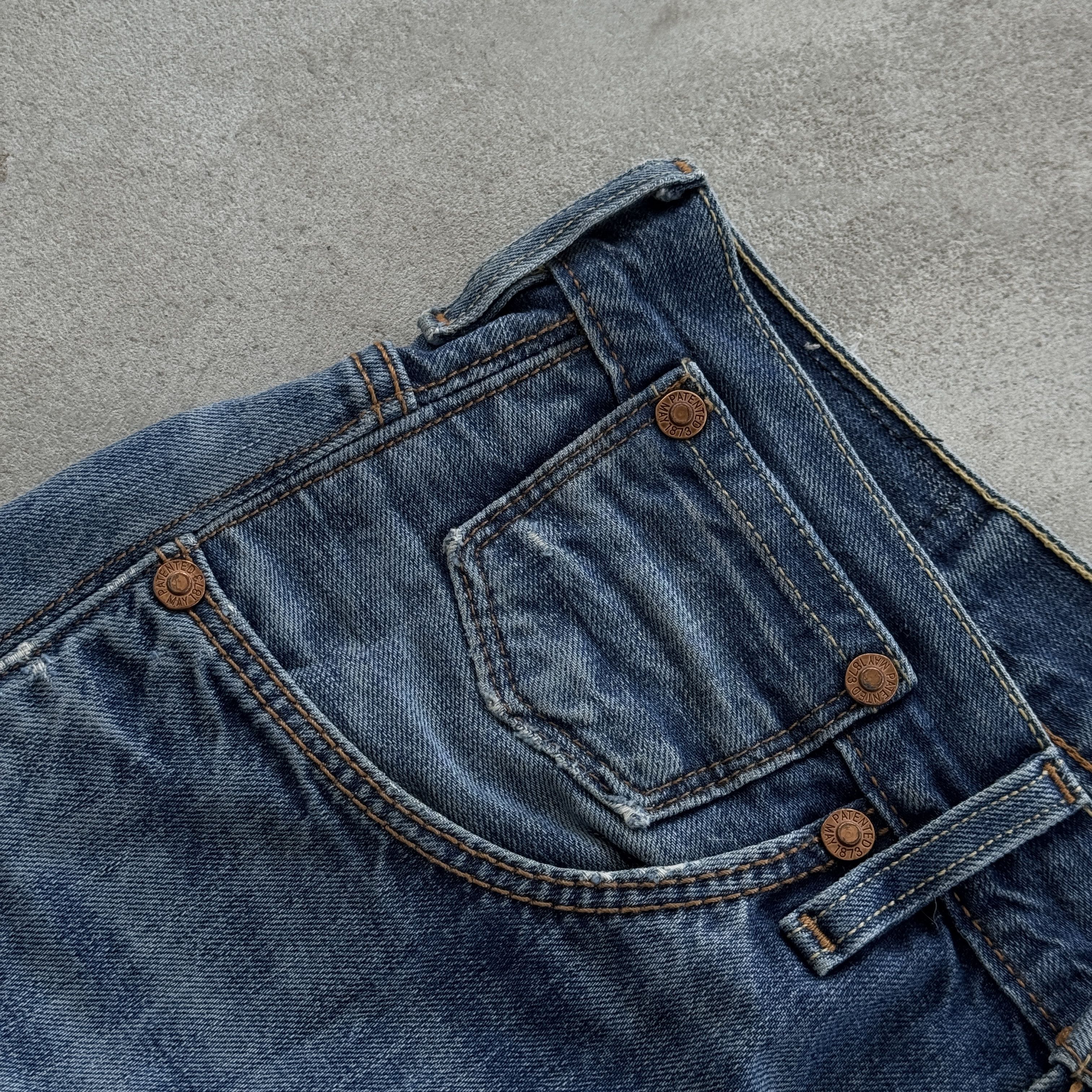 Levi's Levi's 505 Vintage Blue Denim Jeans W30 L34 Straight Leg Size US 30 / EU 46 - 7 Thumbnail