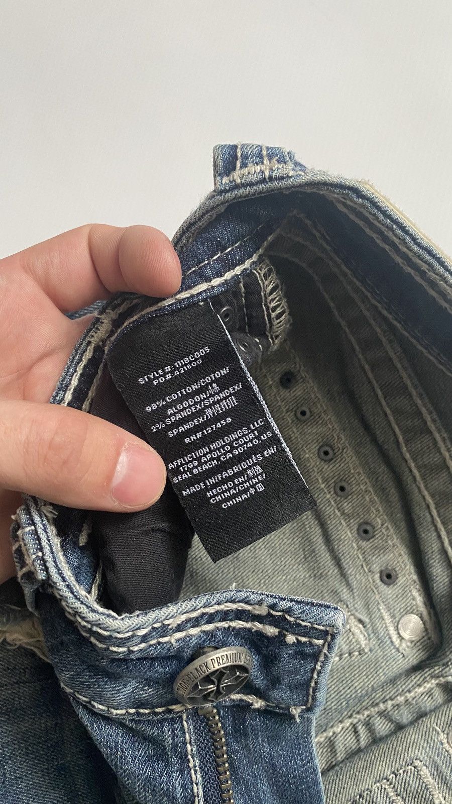 Affliction Vintage affliction jeans Y2k 00s 25x25 Jade True religion Size 25" / US 0 / IT 36 - 7 Thumbnail