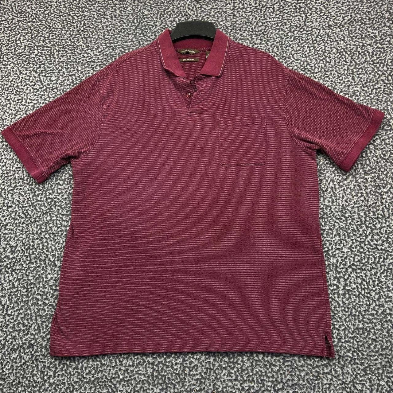 Other Taylor & Henry Polo Shirt Men Red Swift-Dry Short Sleeve XL Size US XL / EU 56 / 4 - 1 Thumbnail