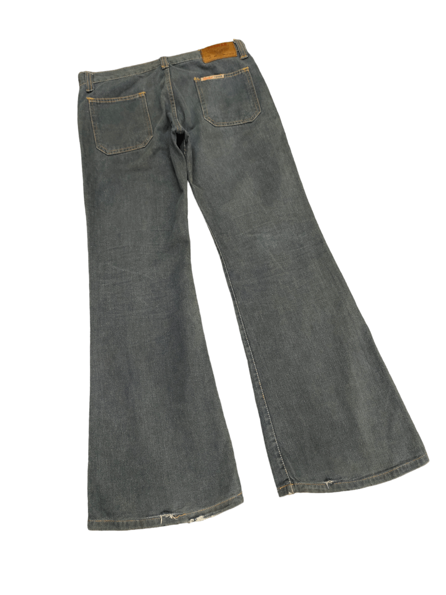 If Six Was Nine Flare Jeans Borman Distress Faded Bootcut Bell Bottom 80s Size US 30 / EU 46 - 12 Thumbnail