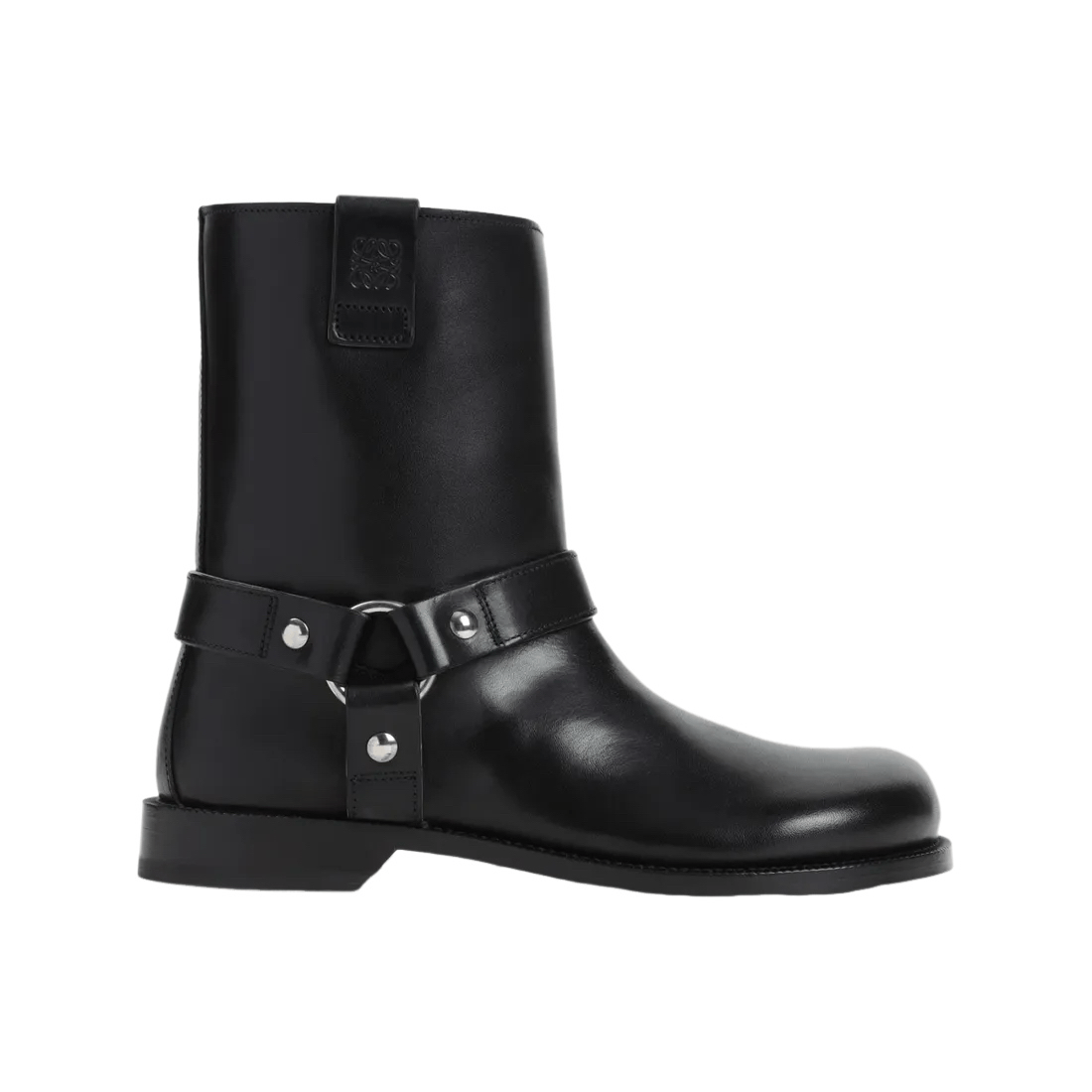 Loewe LOEWE Campo Black Reverse Shearling Biker Boots Size US 7 / IT 37 - 1 Thumbnail