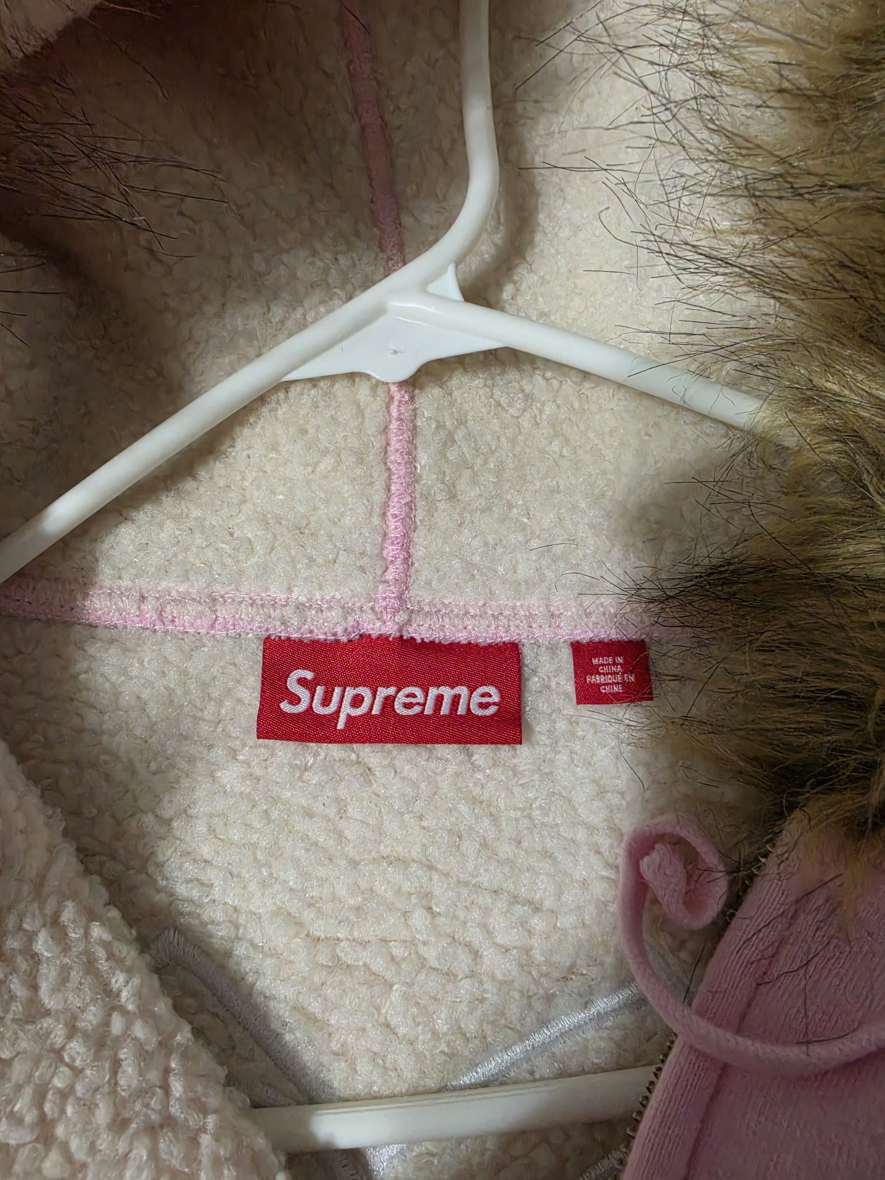 Supreme Supreme Faux Fur Zip Up Hooded Sweatshirt Size US L / EU 52-54 / 3 - 5 Thumbnail