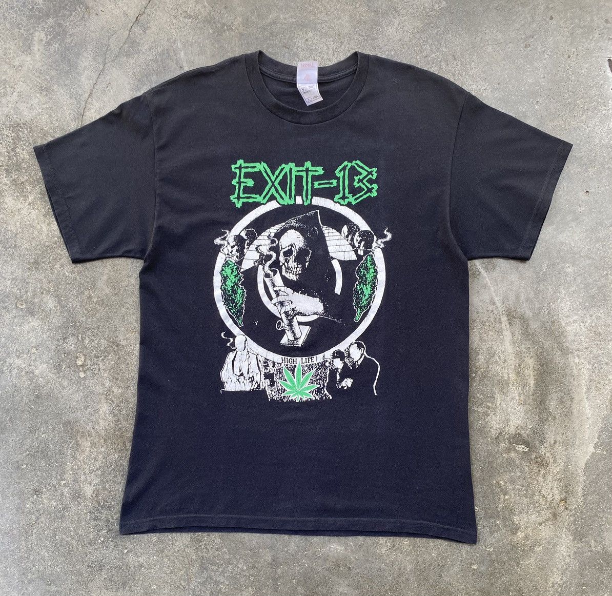 Band Tees Sick🔥Rare Vintage Exit-13 Grindcore Band Tees Size US L / EU 52-54 / 3 - 1 Thumbnail