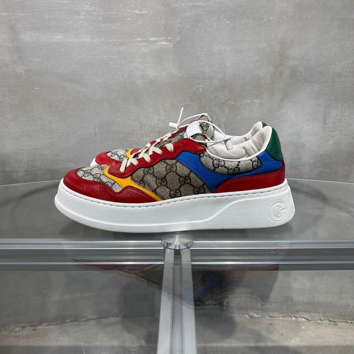 Gucci Gucci Double G Red Brown Rhyton UK10 Size US 11 / EU 44 - 3 Thumbnail