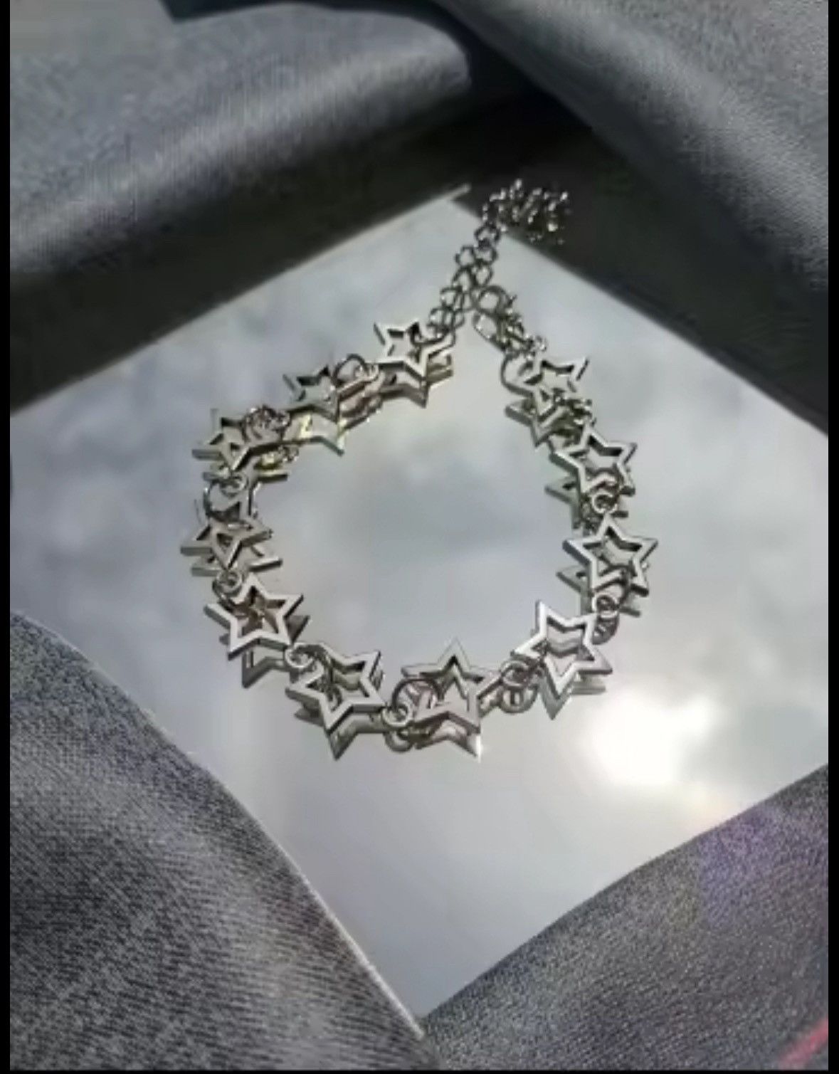 Jewelry Stars Bracelet Grunge Stars Link Bracelet Anime Size ONE SIZE - 3 Thumbnail