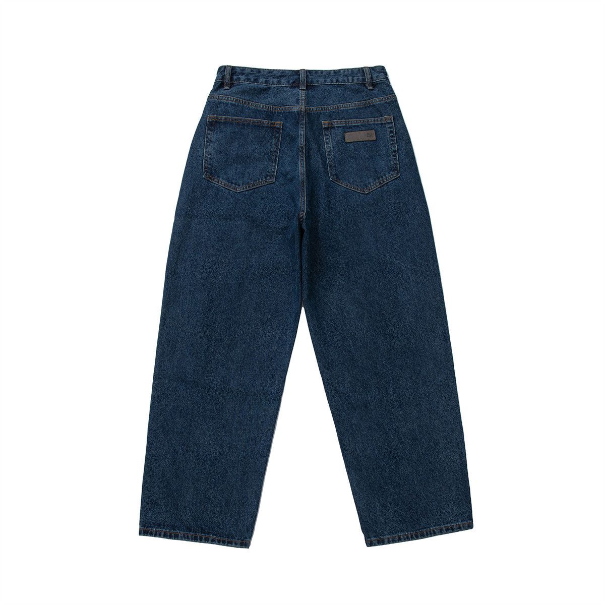 Jean Japanese retro dark blue men's casual straight jeans Size US 32 / EU 48 - 2 Thumbnail