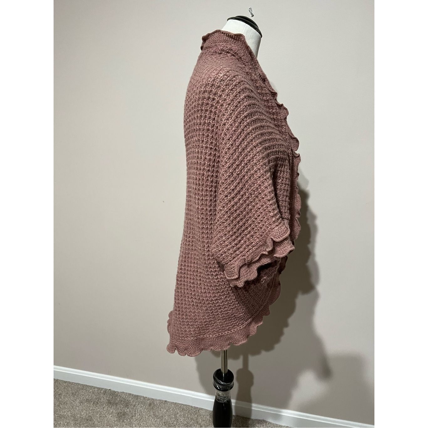 Anthropologie Anthropologie moth cardigan sweater scalloped edge waffle kn Size S / US 4 / IT 40 - 4 Thumbnail